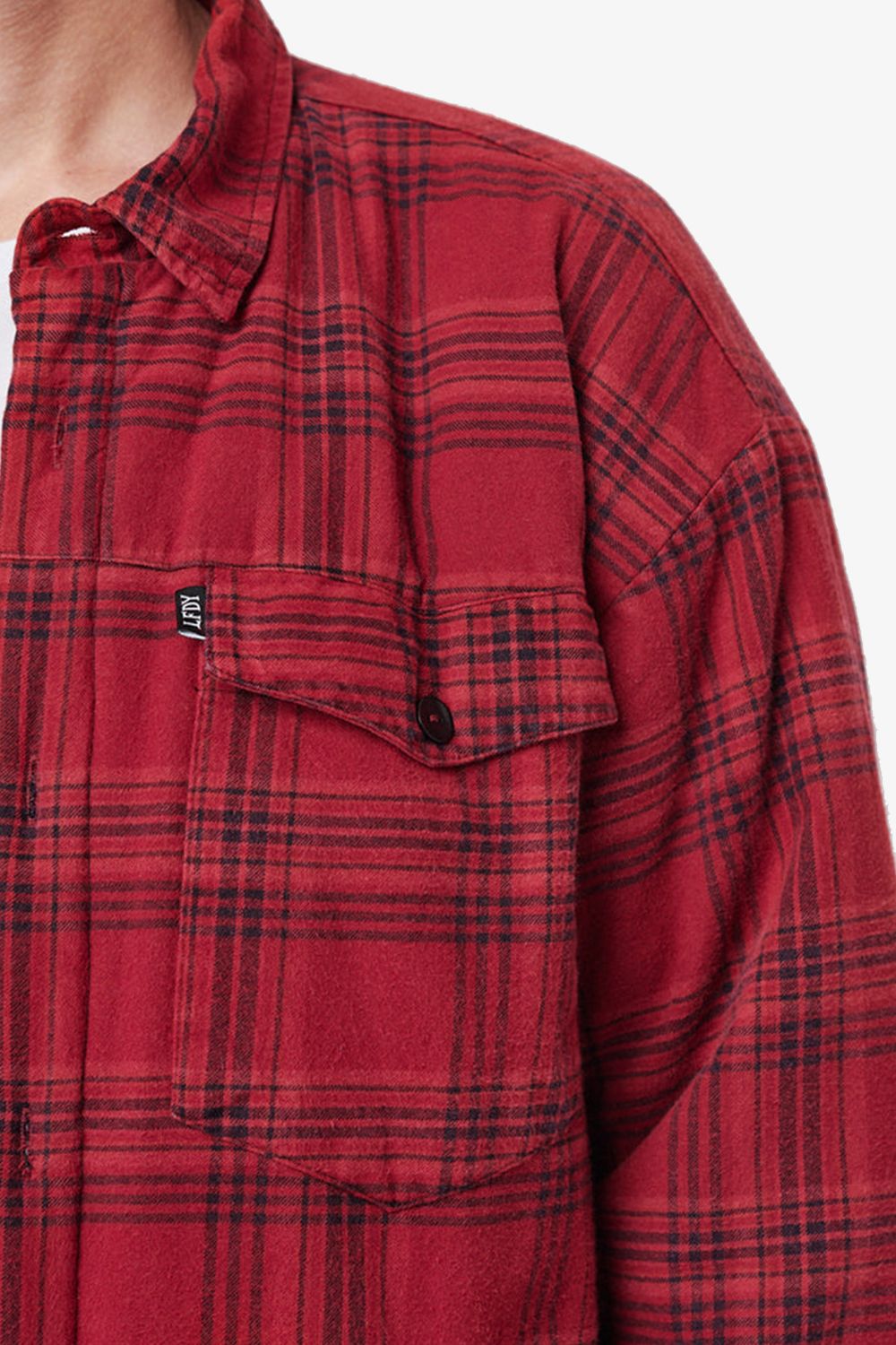 Live Fast Oversized Flannel Mont (LFDYJ1)