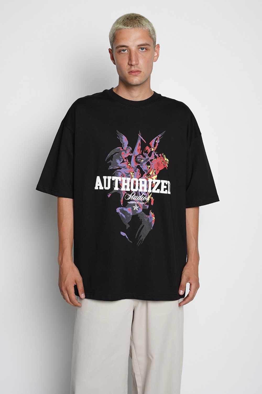 Authorized Oversized Printed T-Shirt (ATH-9)