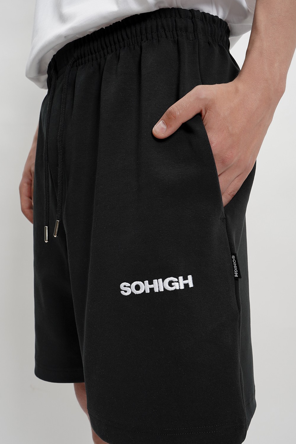 Sohigh Oversized Black Shorts (RT-1)