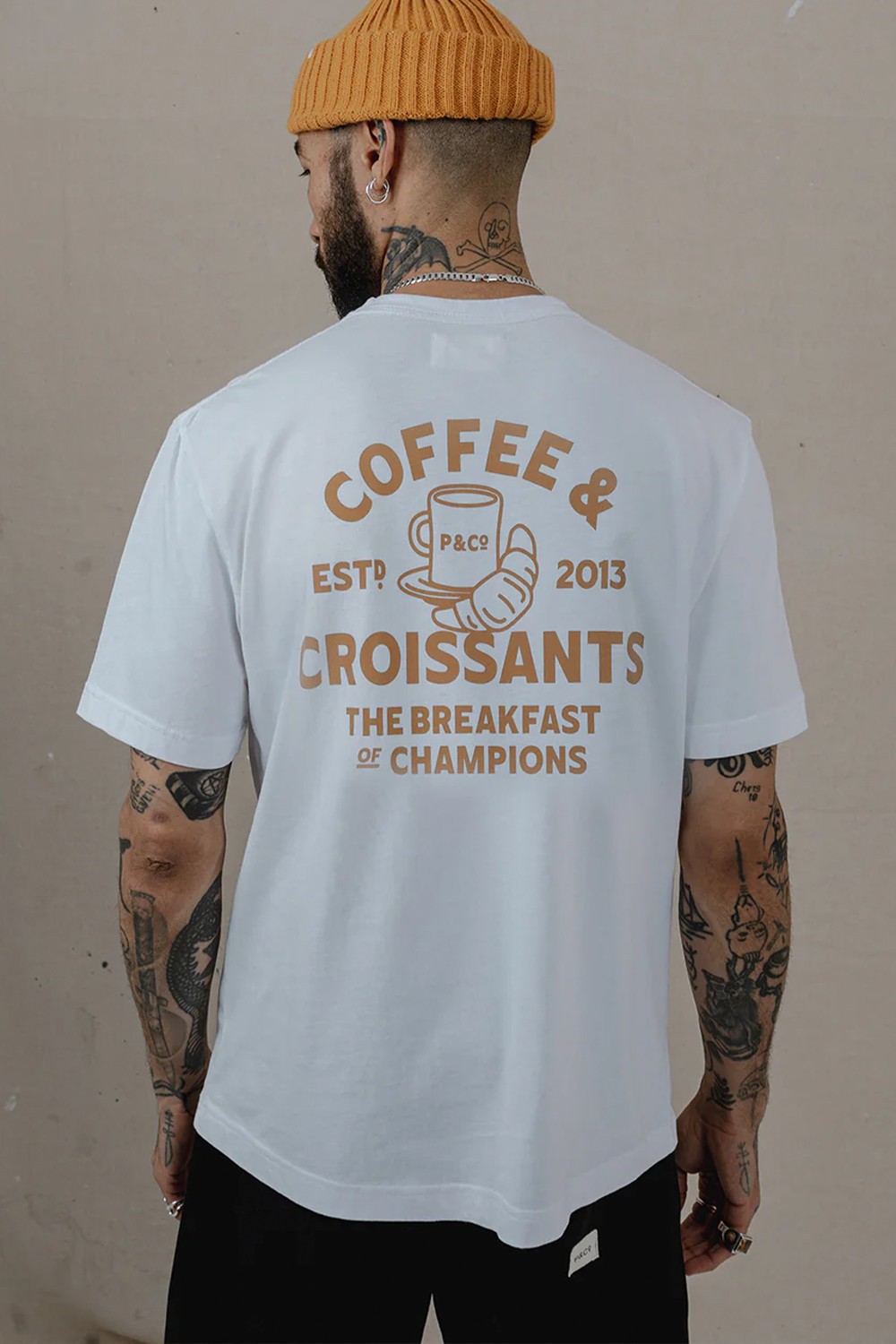 Coffee & Croissants T-Shirt (PCO-17)