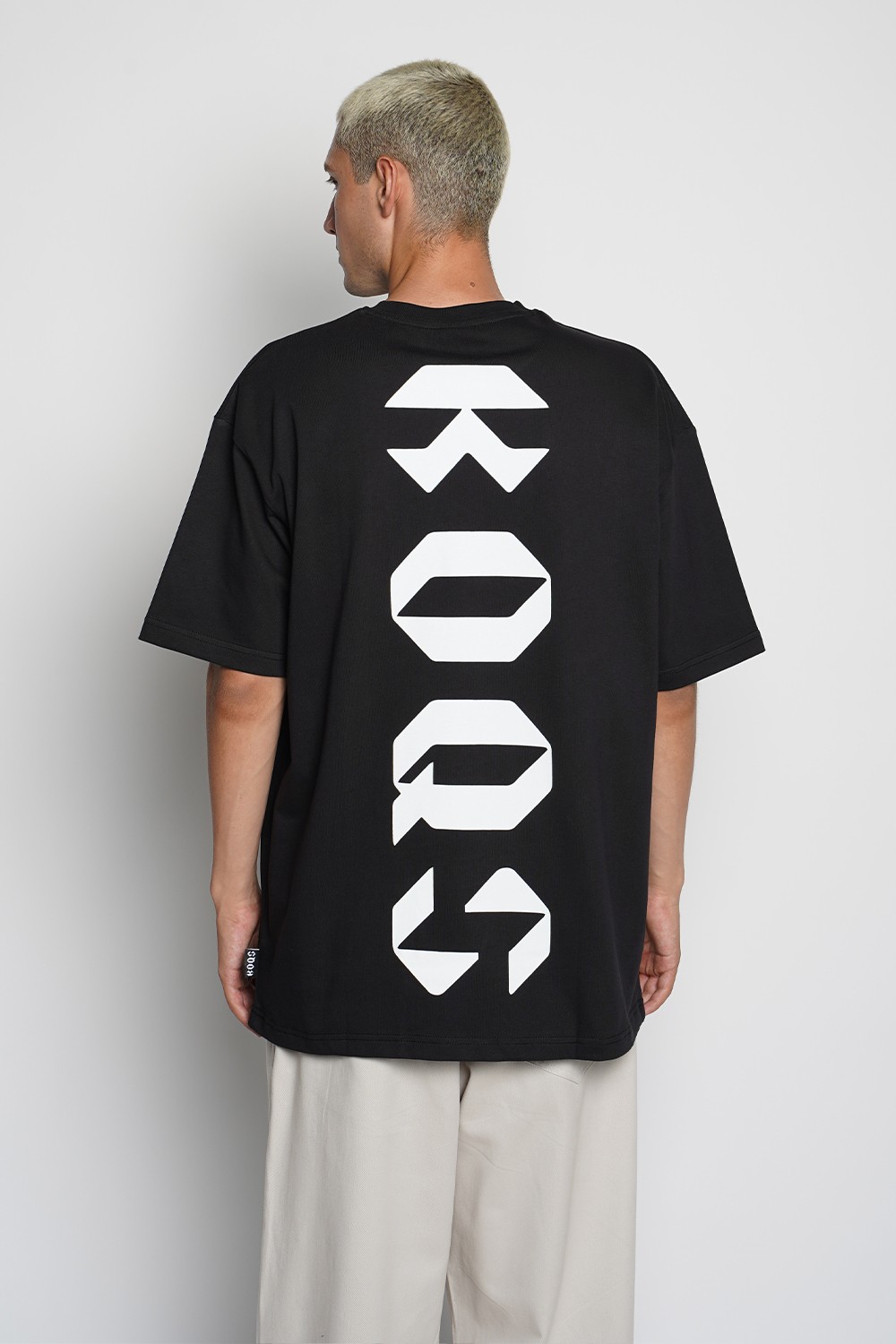 Koqs Oversized Black T-Shirt (KOQS1)