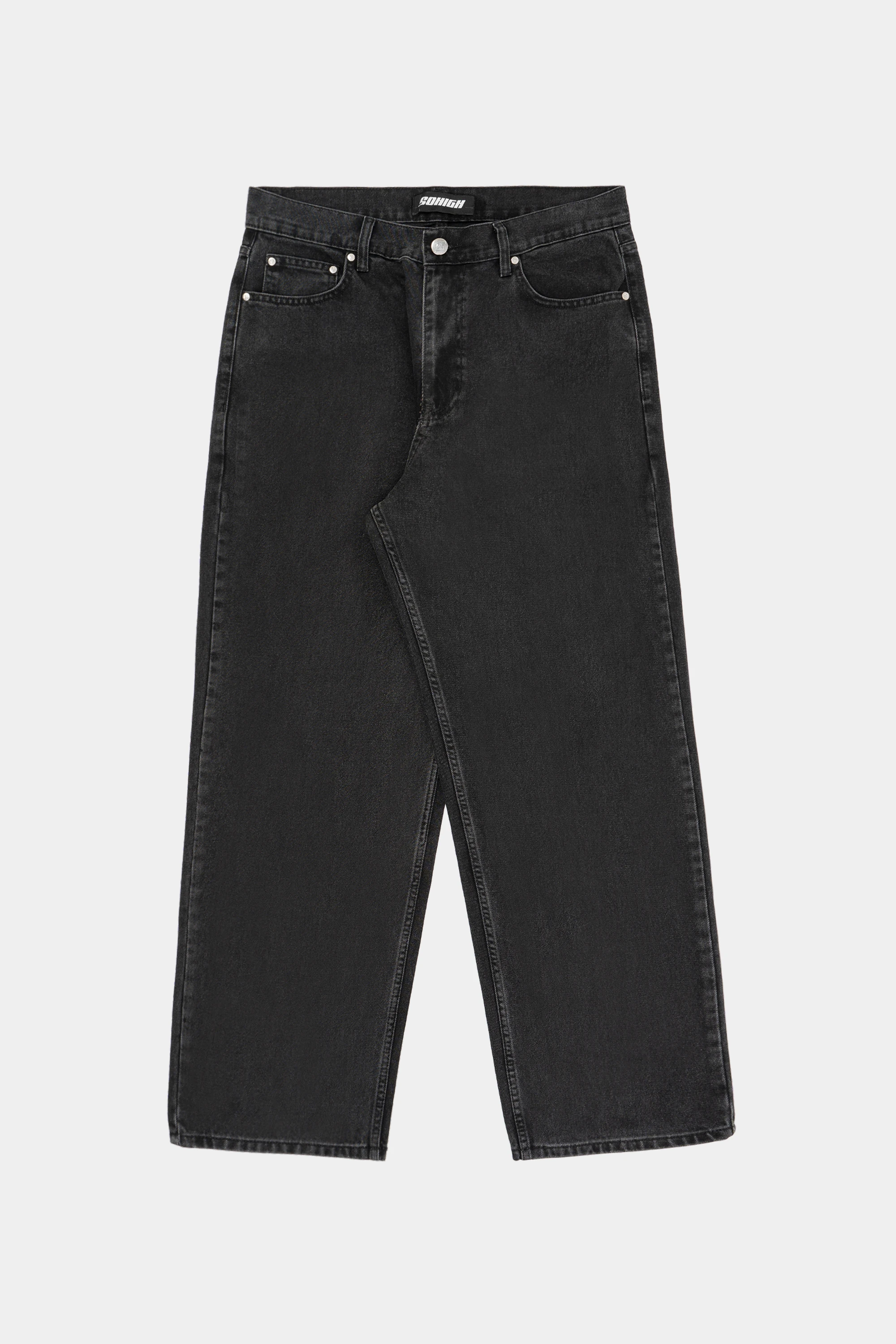 Sohigh Big Ol' Baggy Jeans - Washed Black