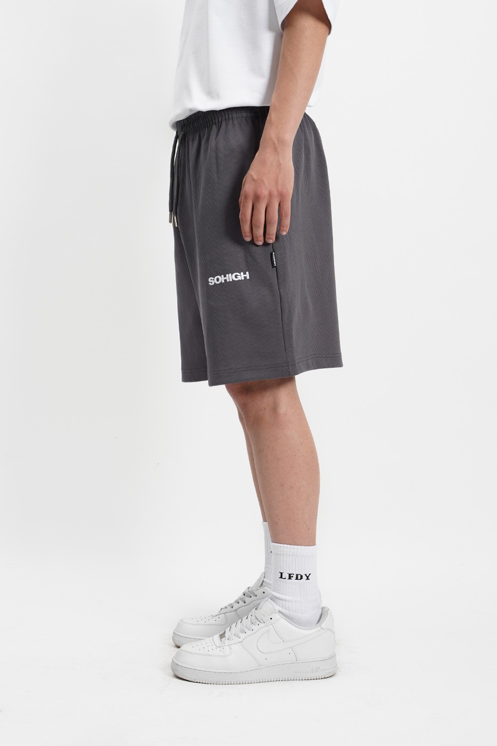 Sohigh Oversized Grey Shorts (RT-5)