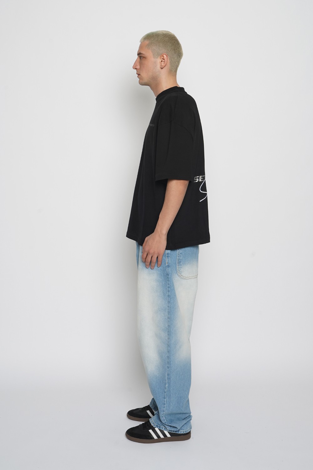 S.Heavens Oversized Rhinestone T-Shirt