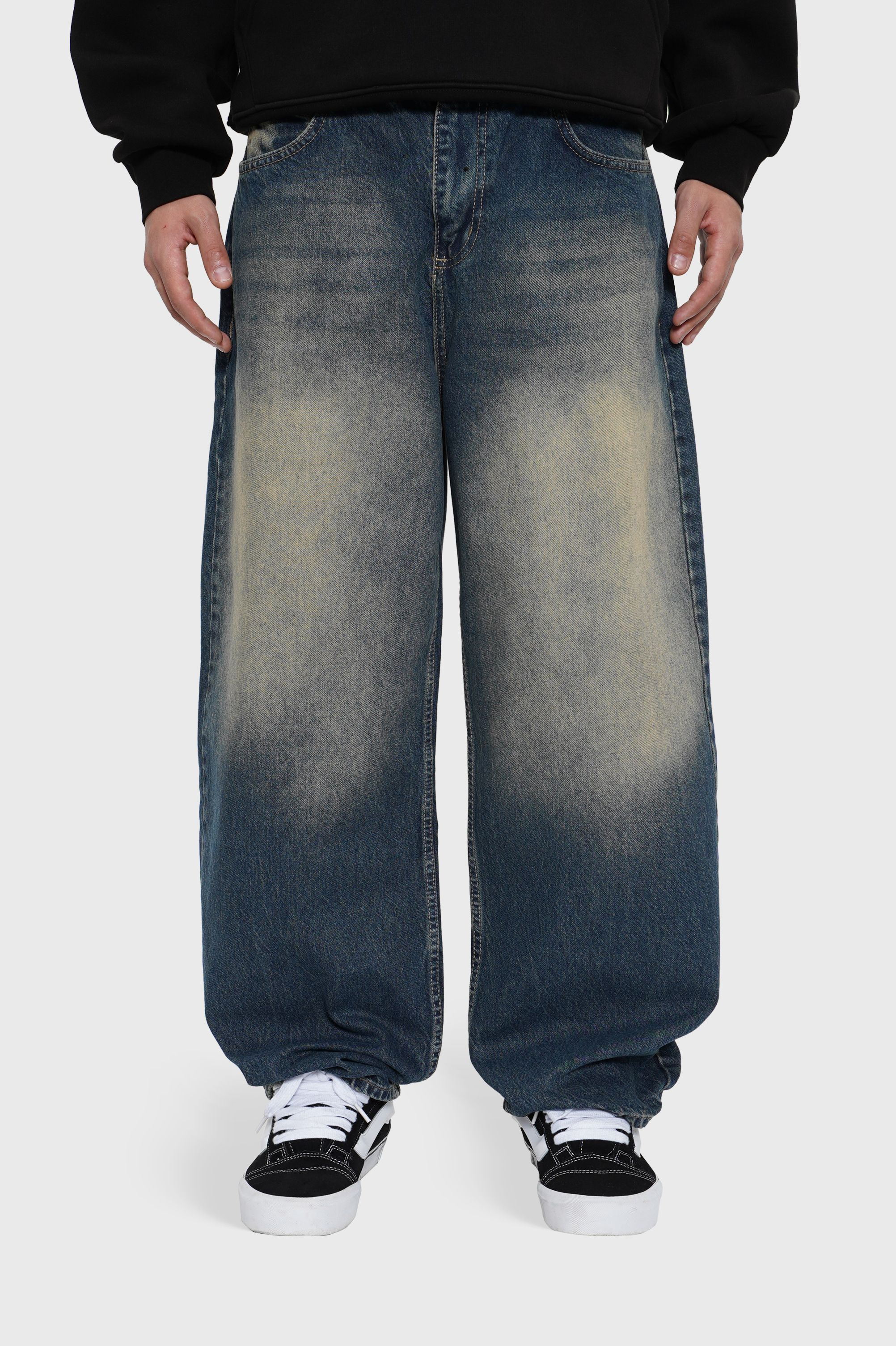 Sohigh Heavy-Tint Baggy Jeans - Dirty Tint