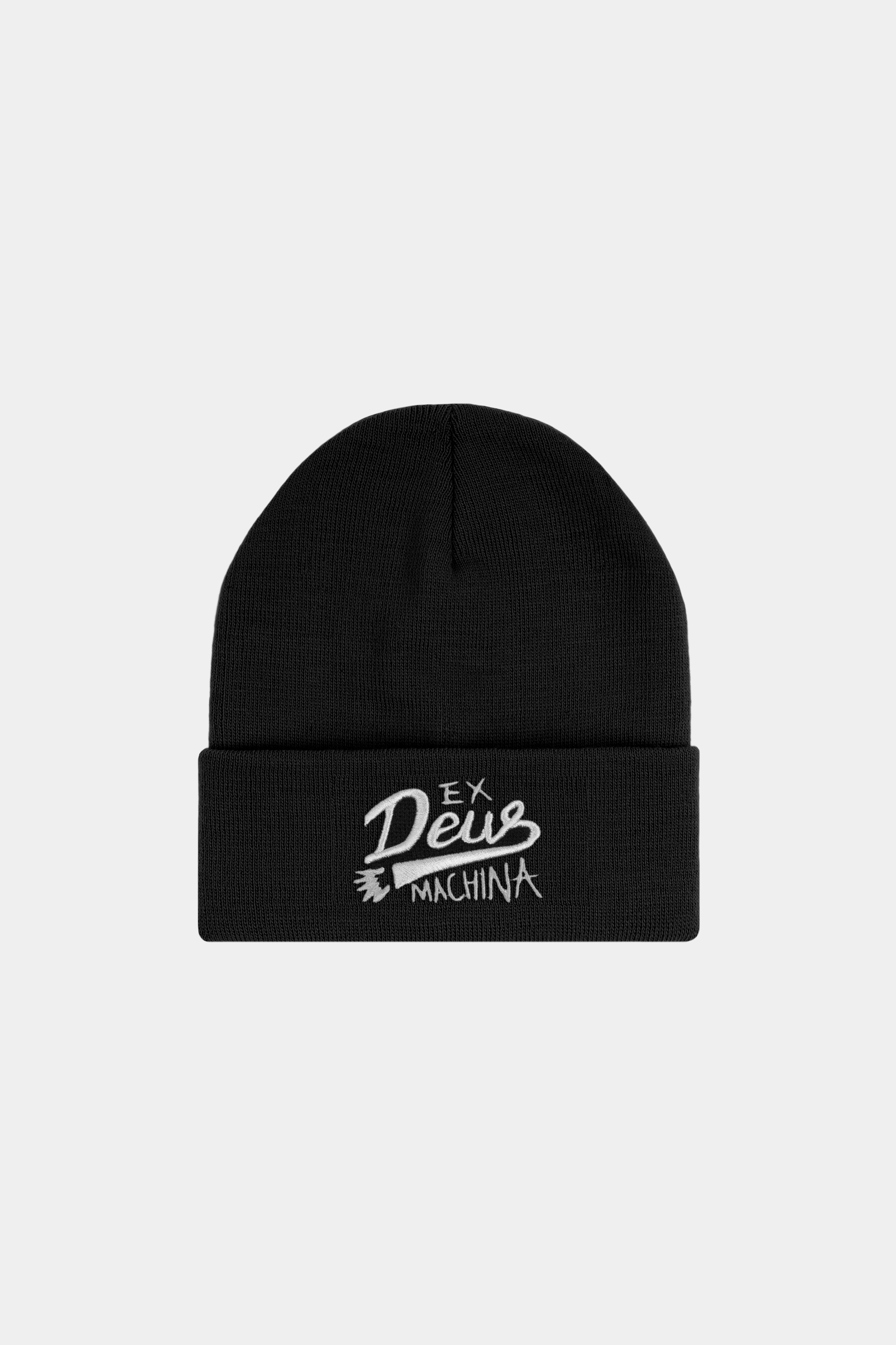 D. Ex Machina Knit Cuffed Bere - Black