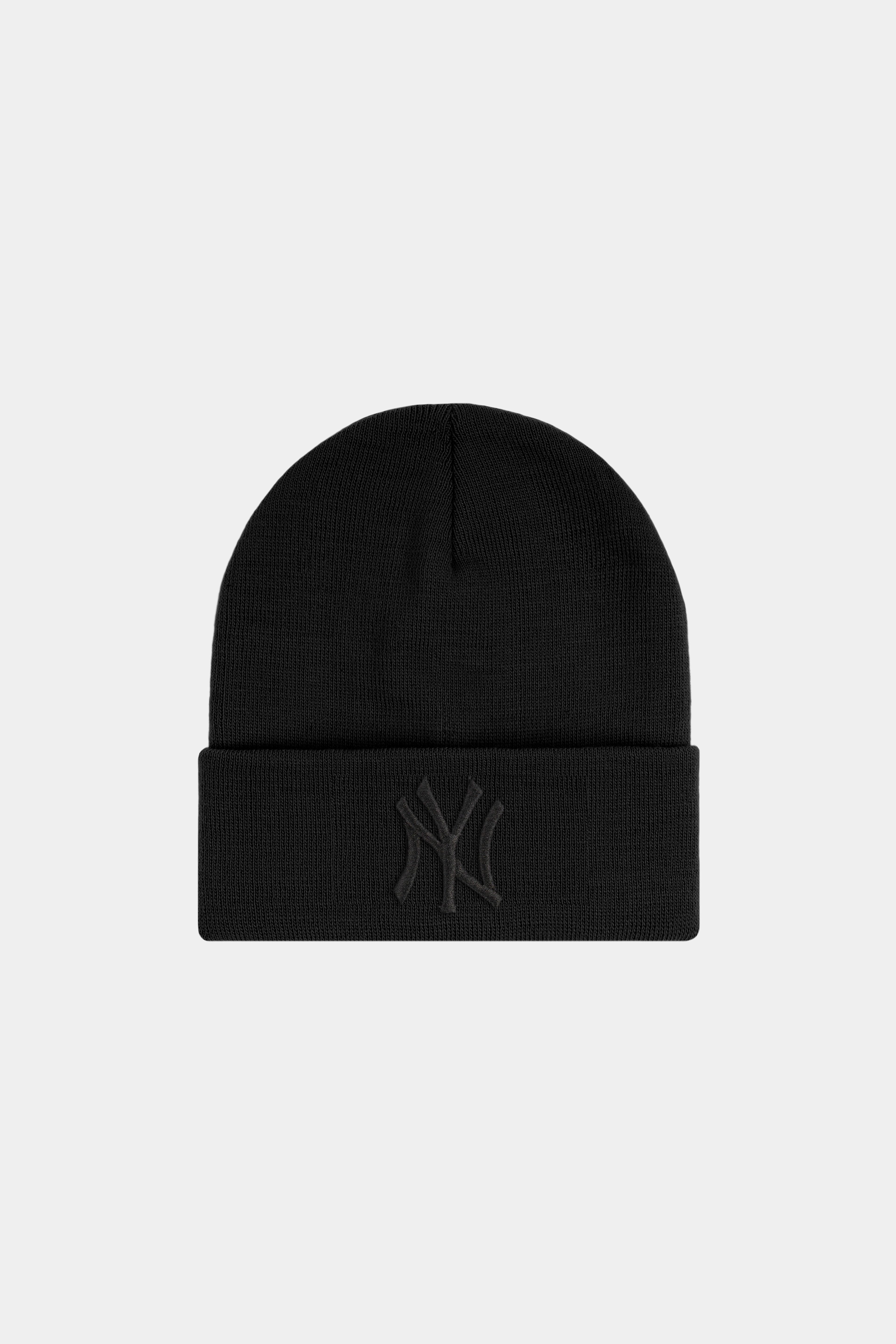 NY Knit Cuffed Bere - Black