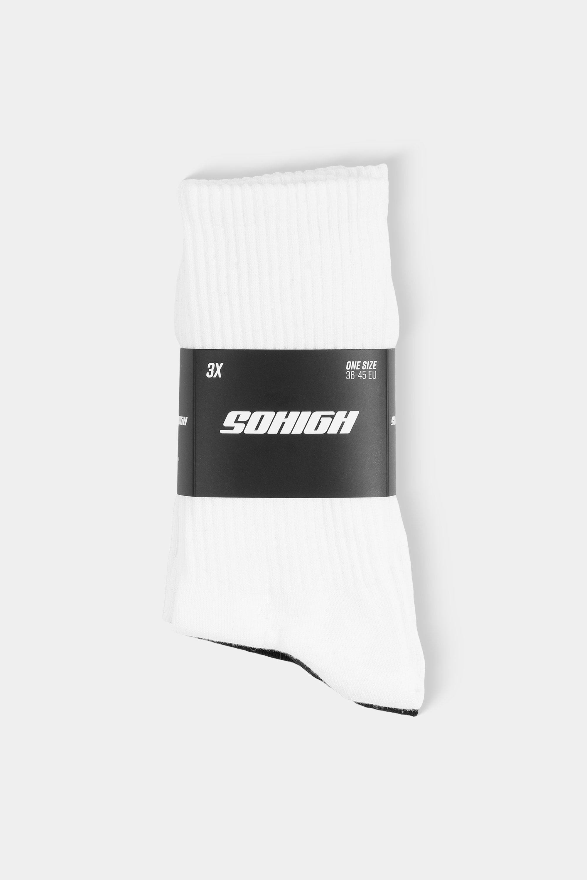 Sohigh Crewneck Socks - 3'lü Set