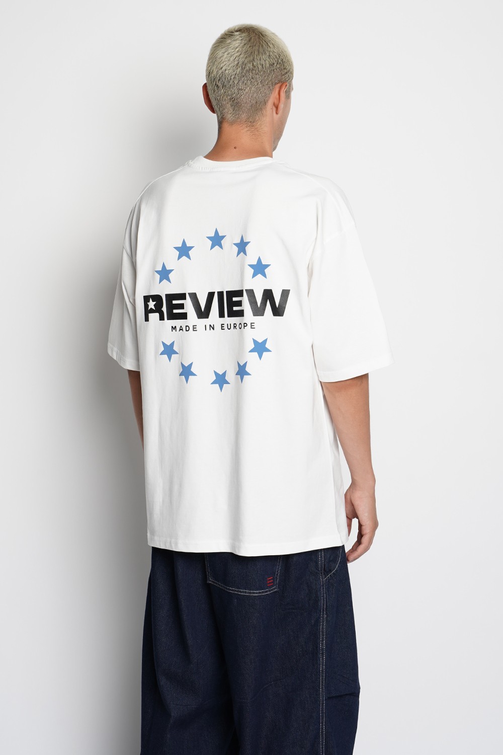 Oversized Blue Stars T Shirt (RV-14)