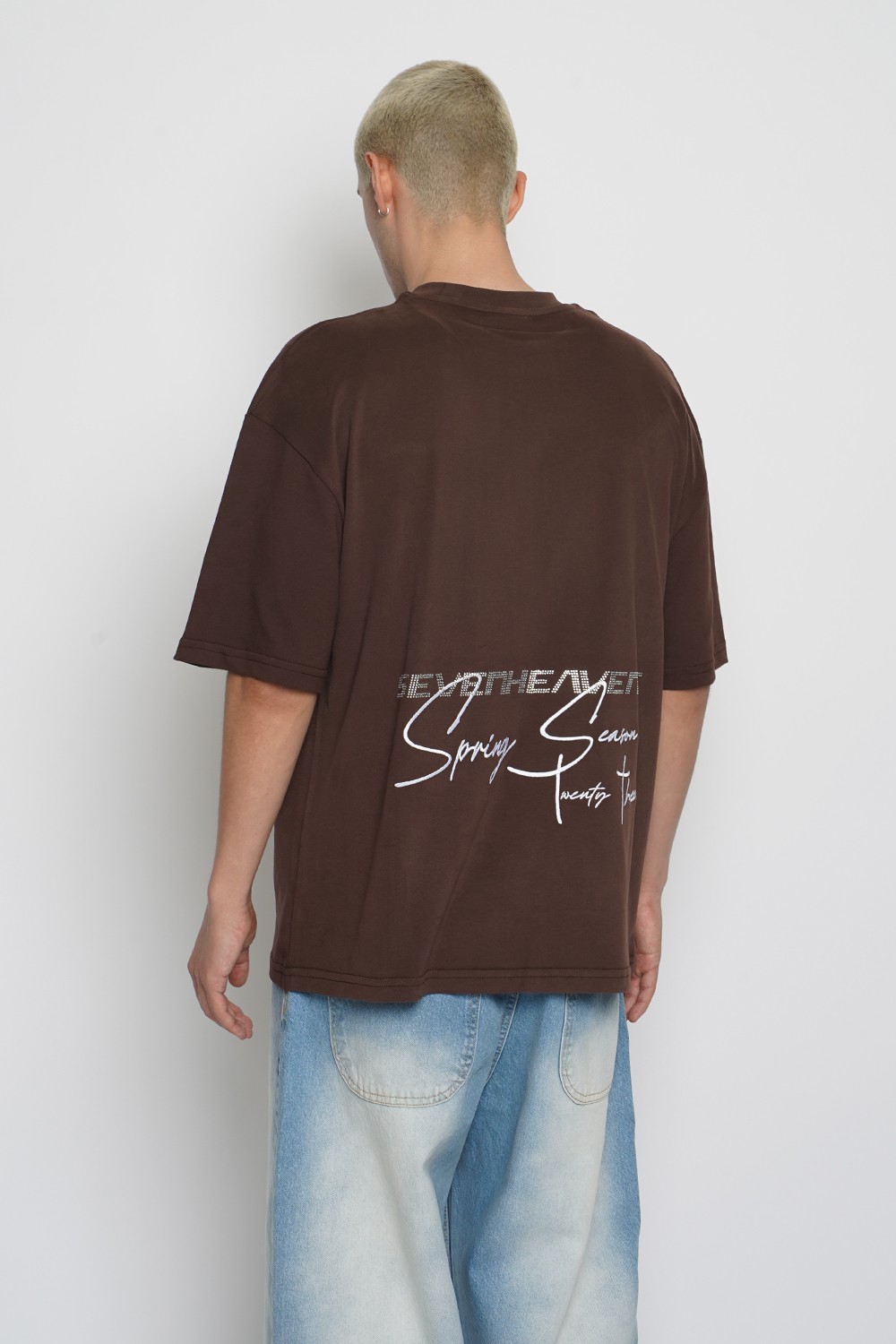S.Heavens Oversized Rhinestone T-Shirt