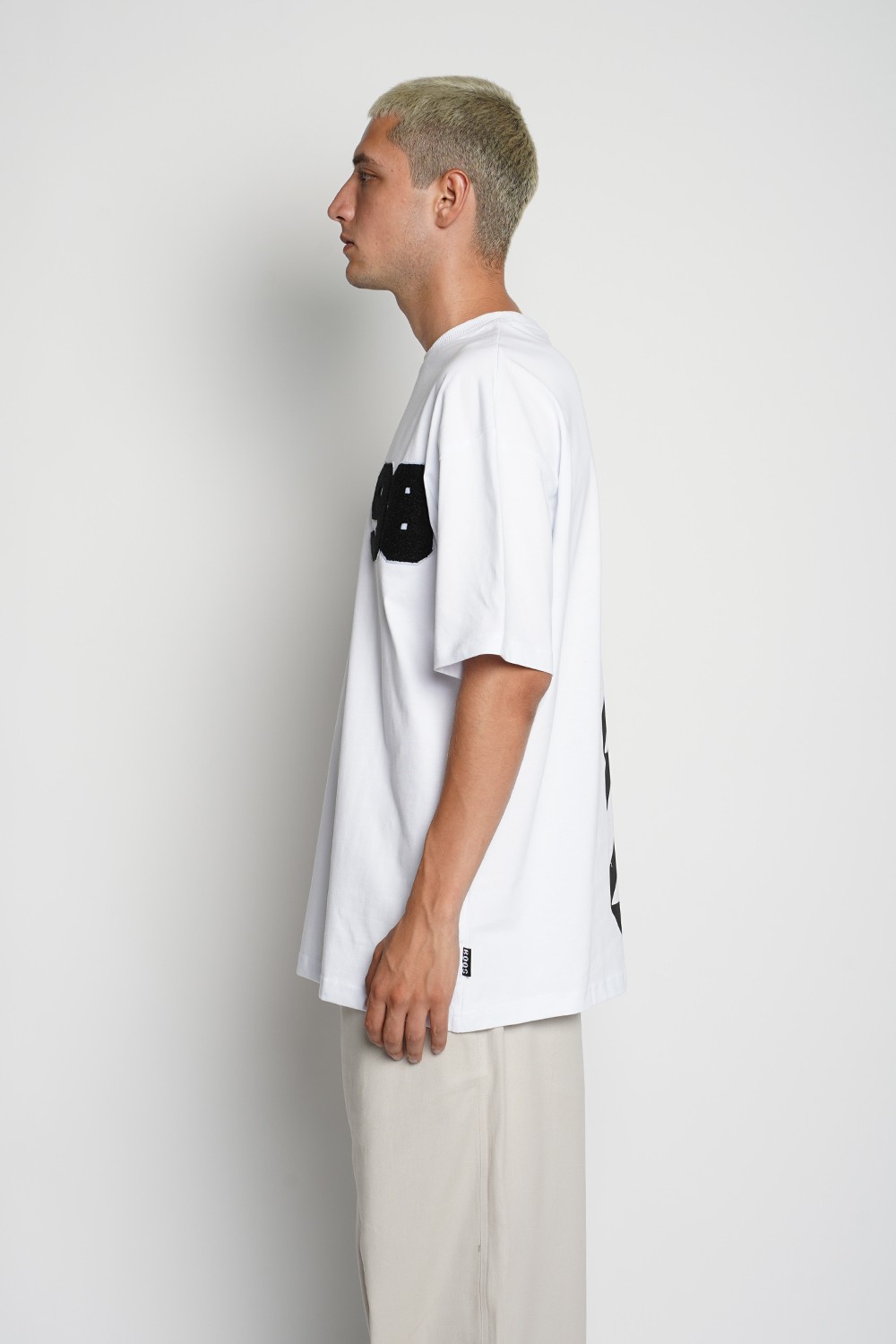 Koqs Oversized White T-Shirt (KOQS2)