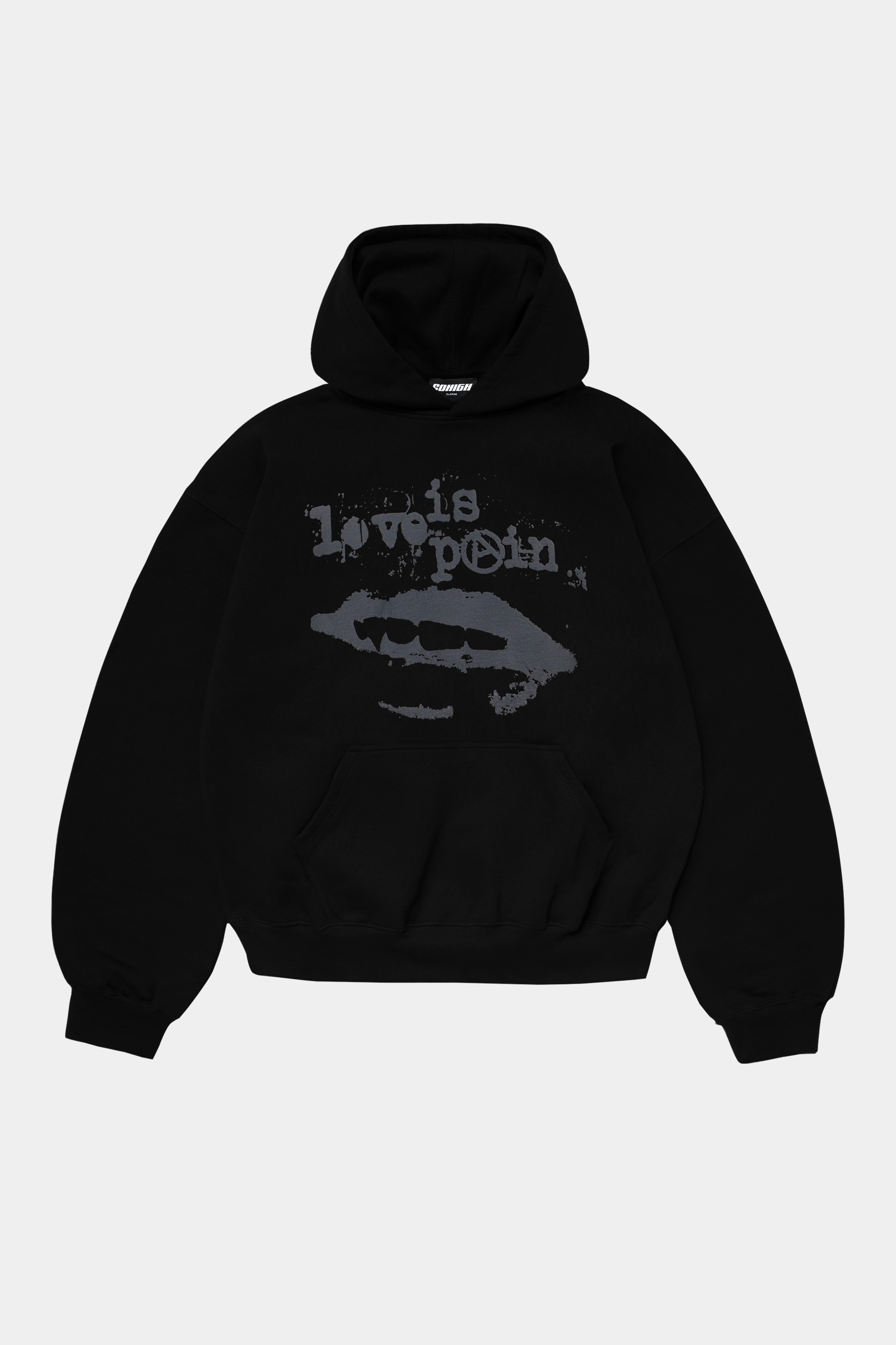 Sohigh Love Is Pain Boxy Fit Hoodie