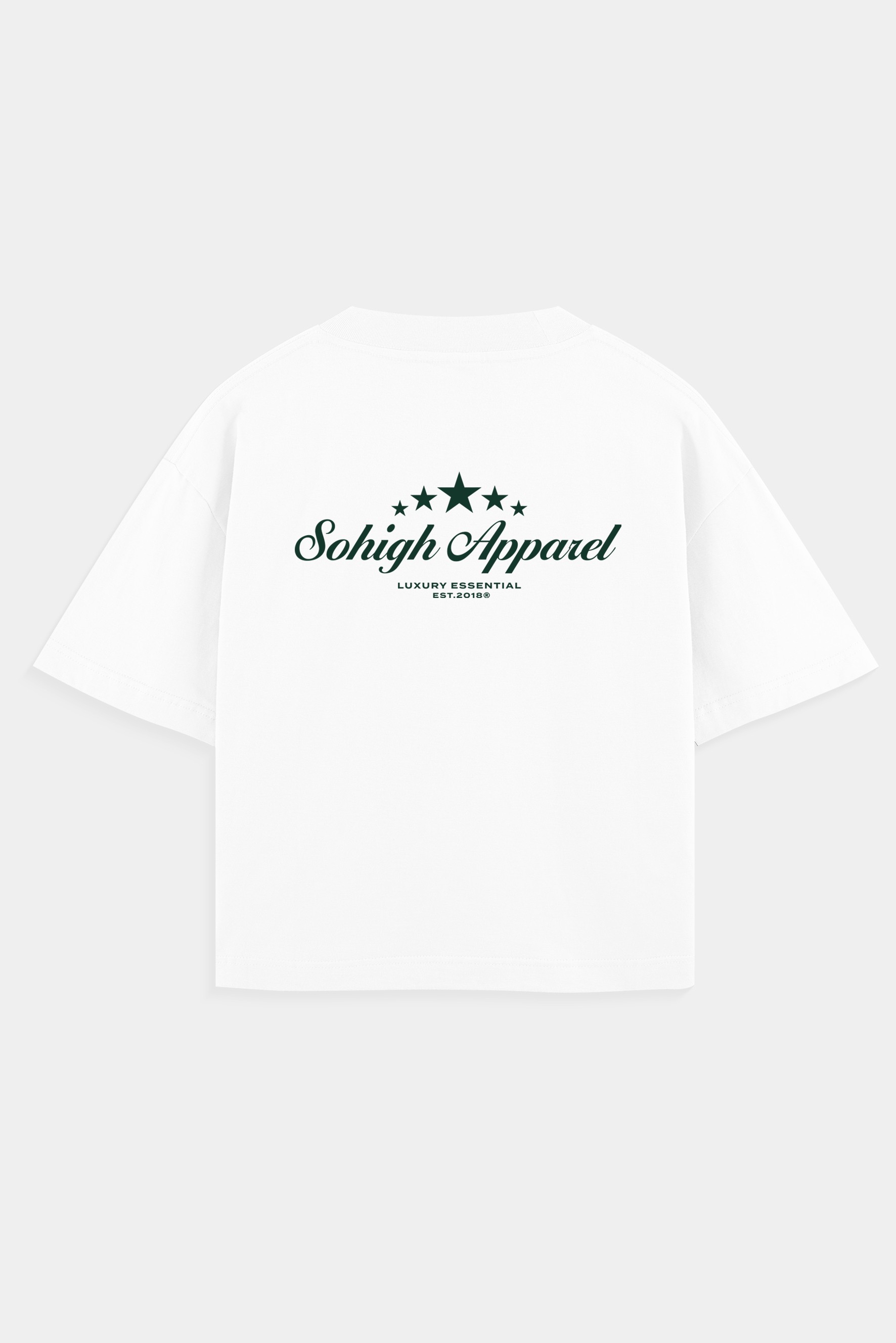 Sohigh Heavyweight Luxury Essential T-Shirt  - Beyaz
