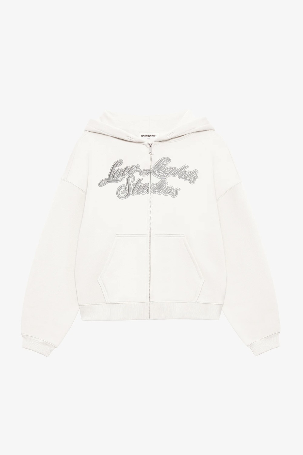 L.L.S. Oversized Embroidered Zipper Hoodie (LLS-4)