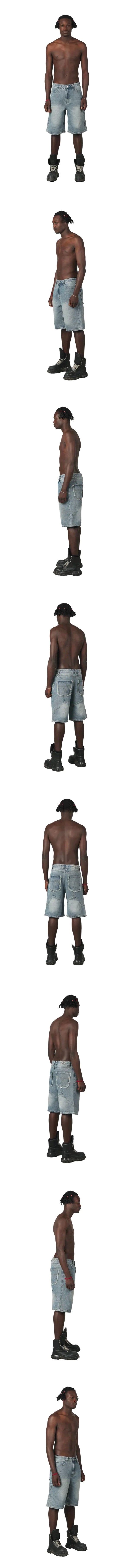 T.Vision Baggy Denim Jorts