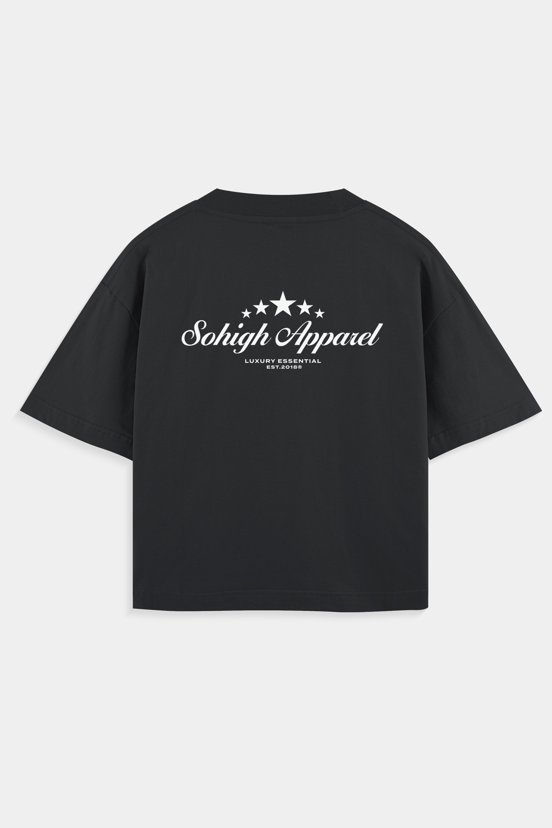 Sohigh Heavyweight Luxury Essential T-Shirt  - Füme