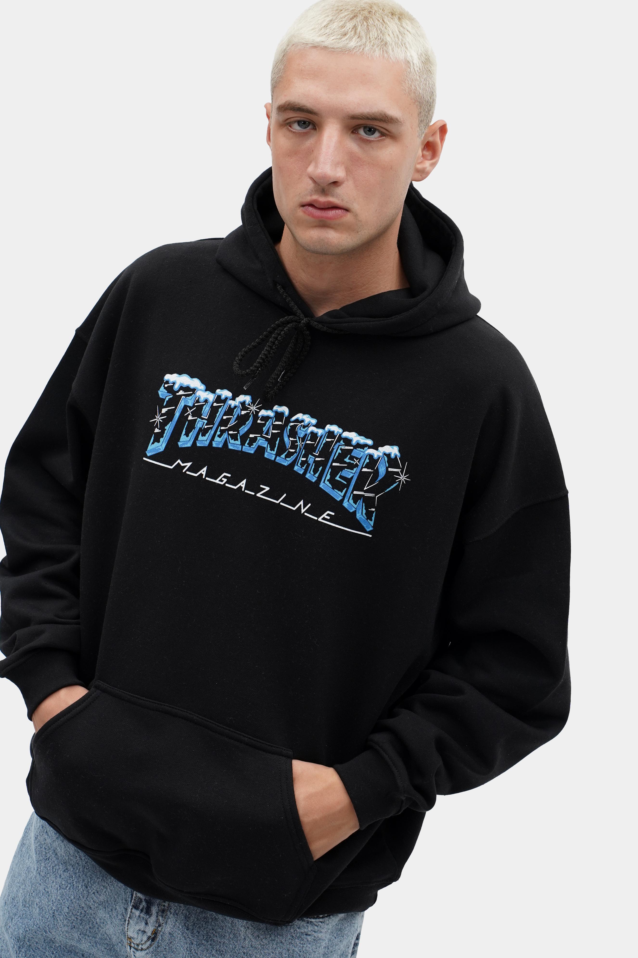 Thrasher Ice Black Hoodie (TRS3)