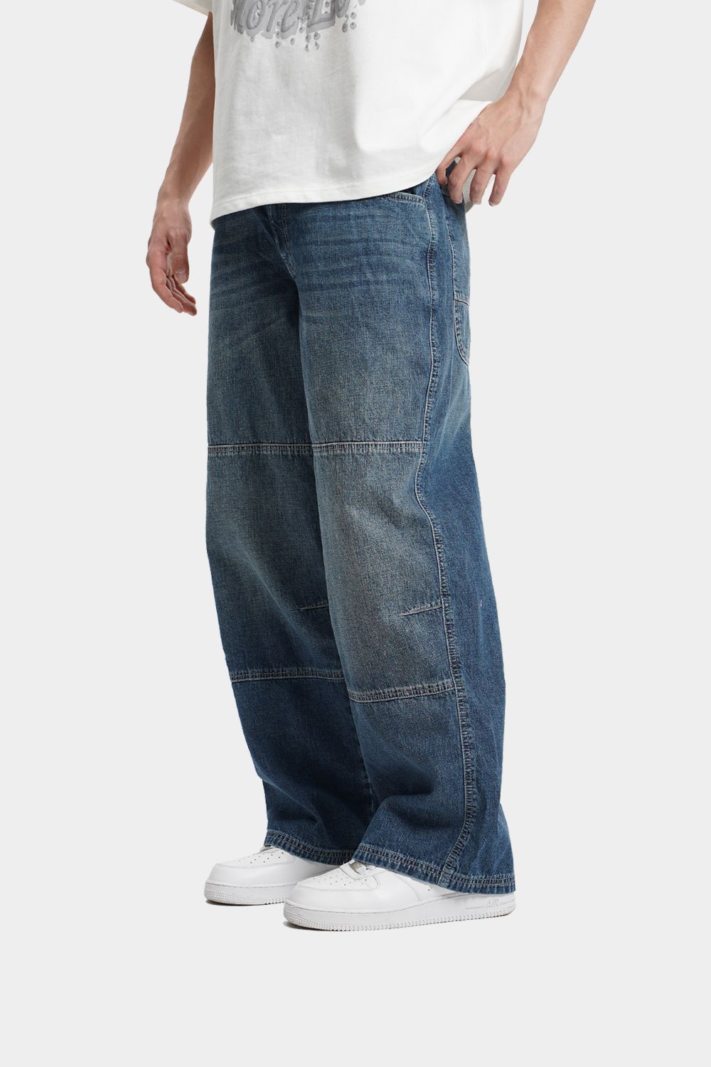 Ultra Baggy Panel Neo Skate Jeans (URBN-B-208)