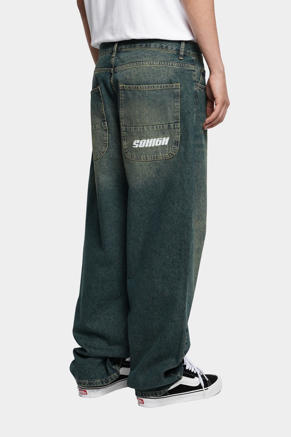 Baggy Skate Jeans - Tint Washed Green (SHBS-1)