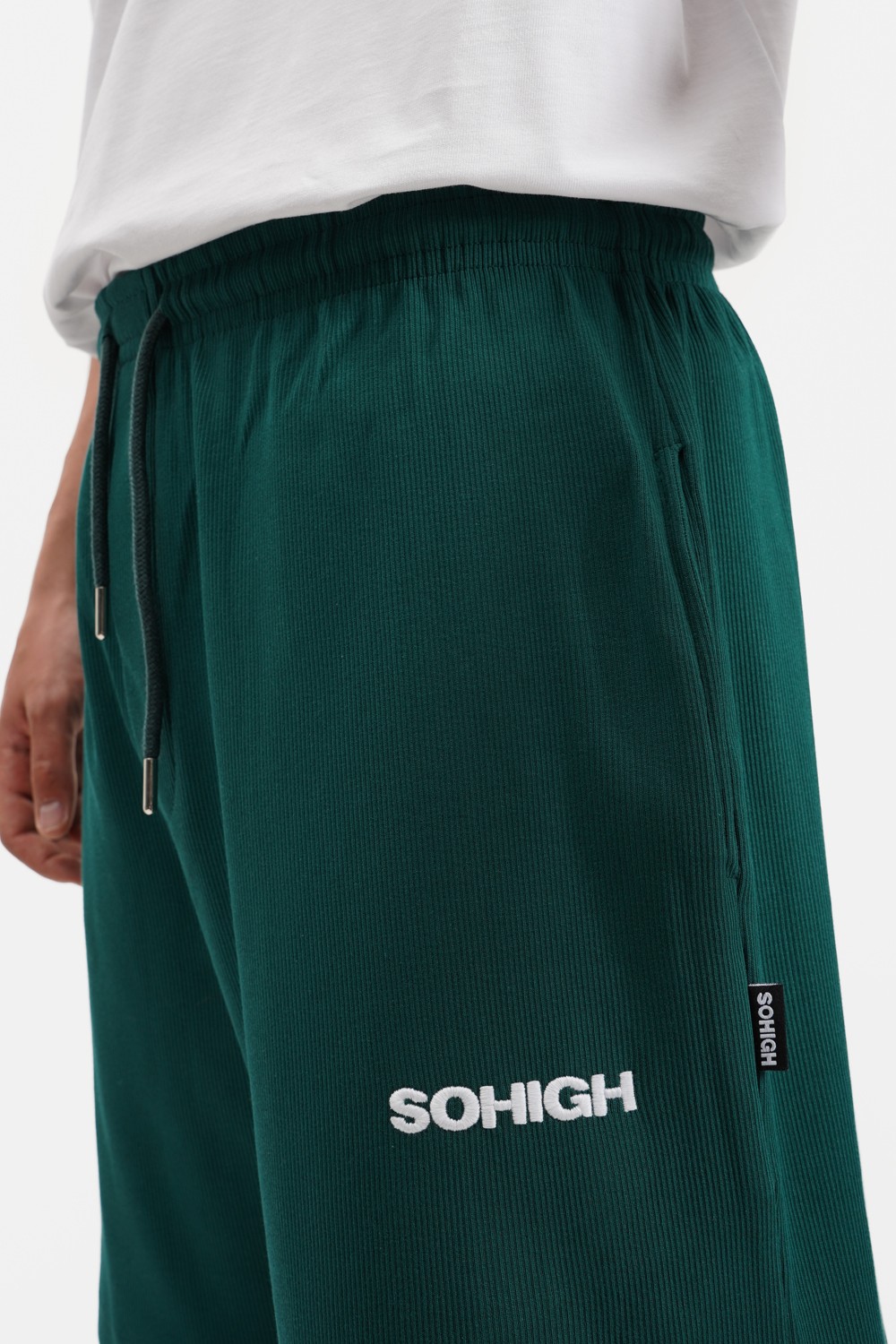 Sohigh Oversized Green Shorts (RT-4)