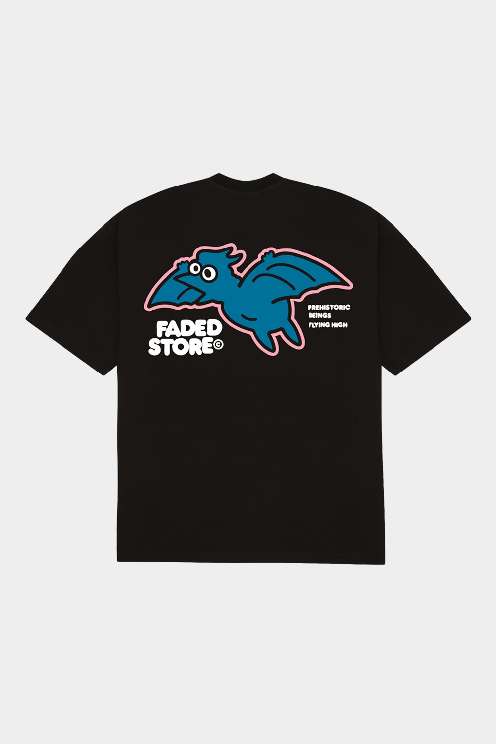 Oversized Dino T Shirt Black (FD28)