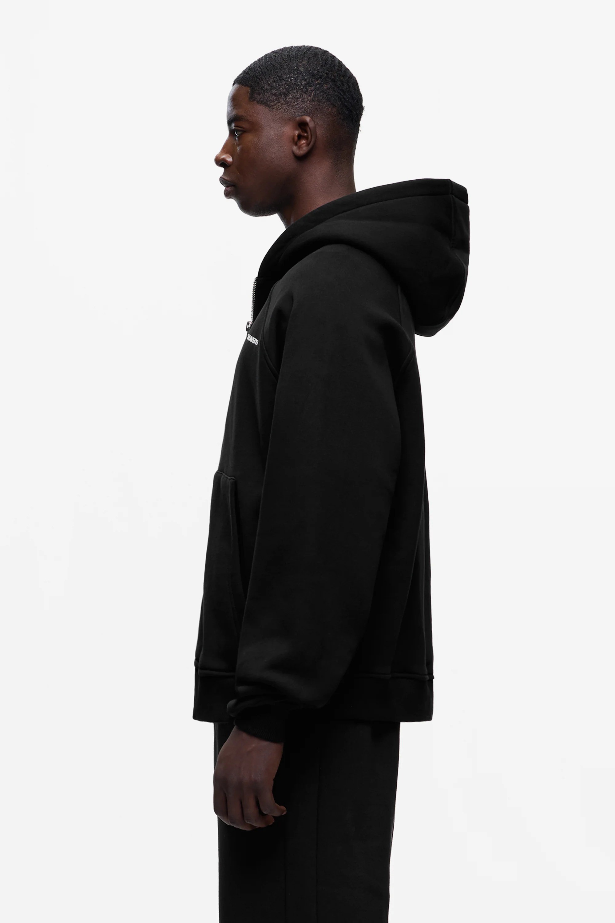 Boxy Fit Heavyweight Zip Hoodie