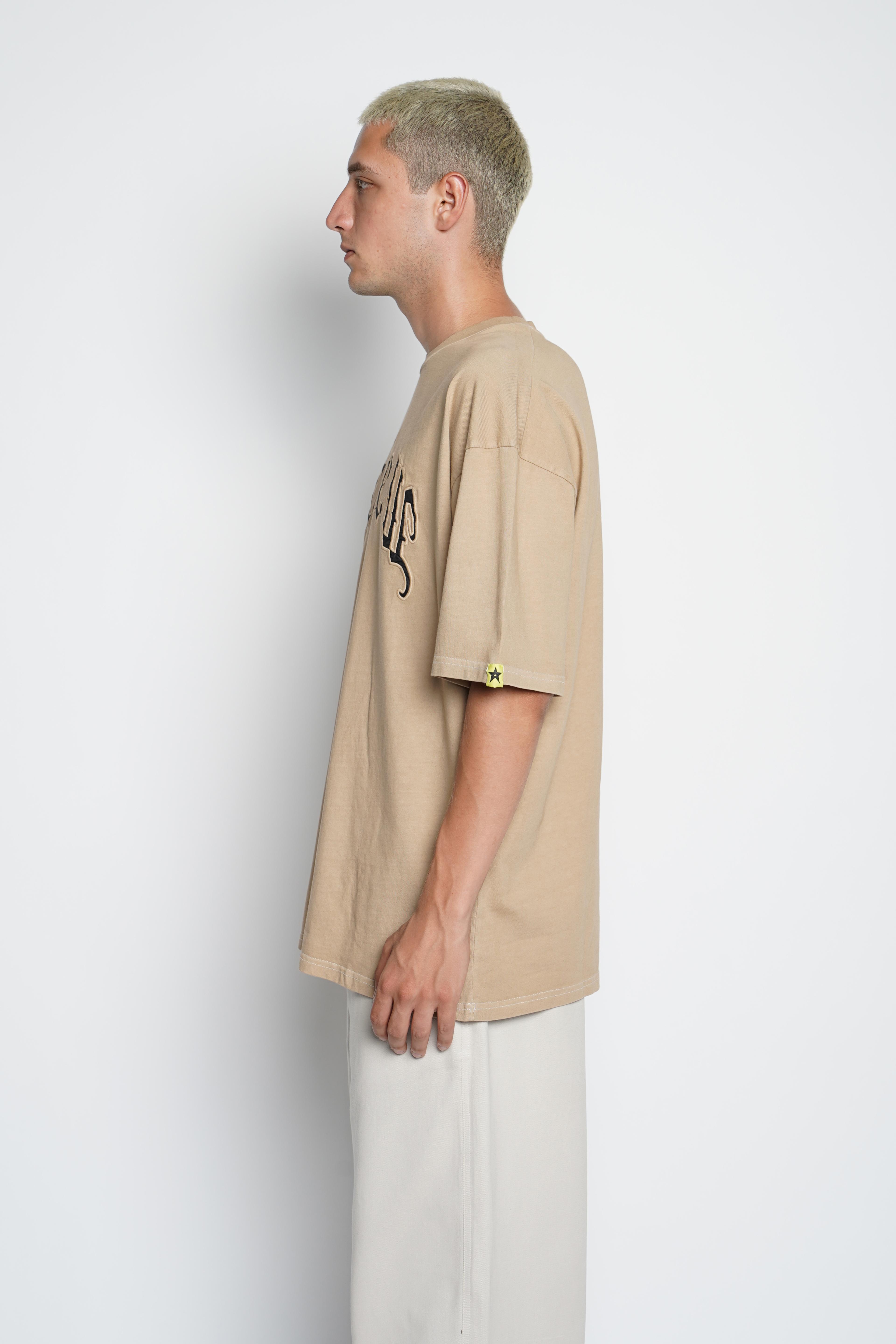 Oversized Embroidered Washed T Shirt (RV-9)