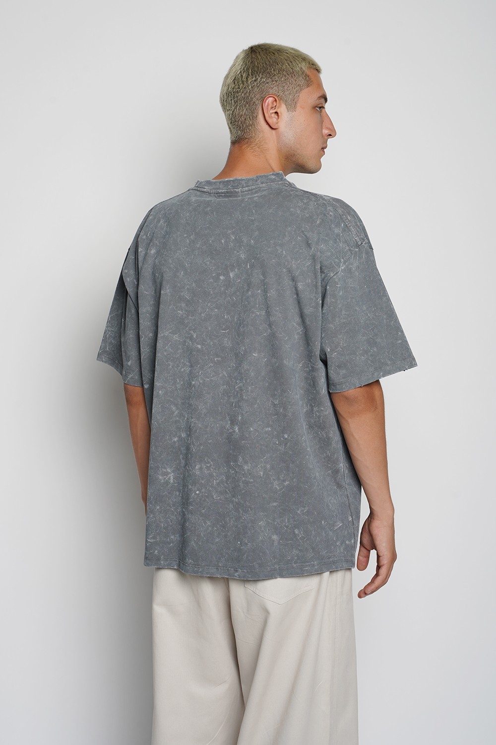 Faded Acid Wash Oversized T Shirt (FD35)