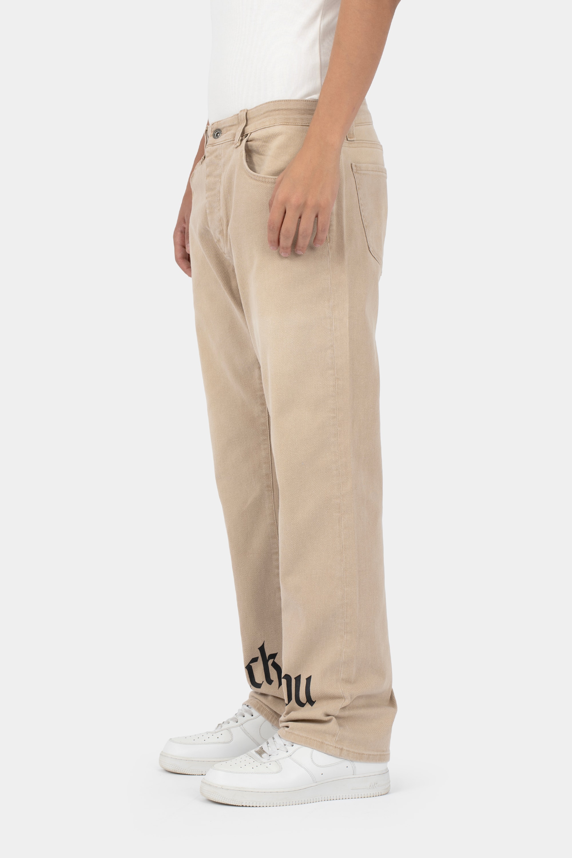 Mafia Baggy F*Y* Jeans - Beige