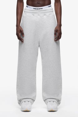 420gsm Open Leg Jogger - Heater Grey