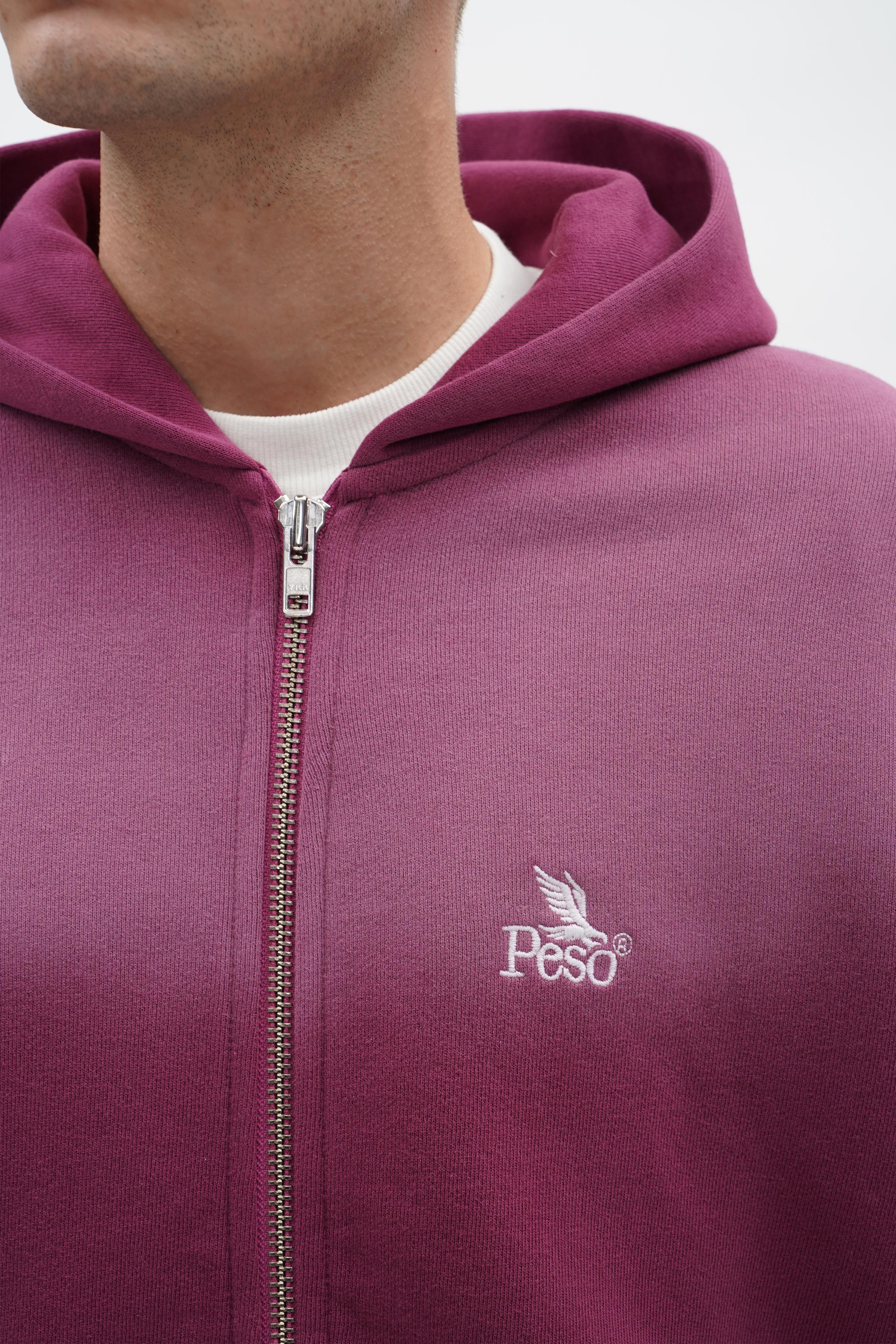 P.Clo Faded Zip (Cranberry)