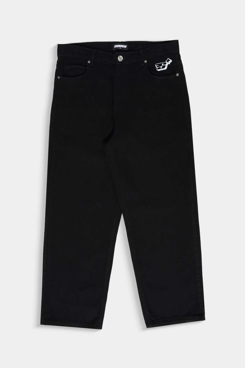 Baggy Skate Jeans - Black (SHBS-4)