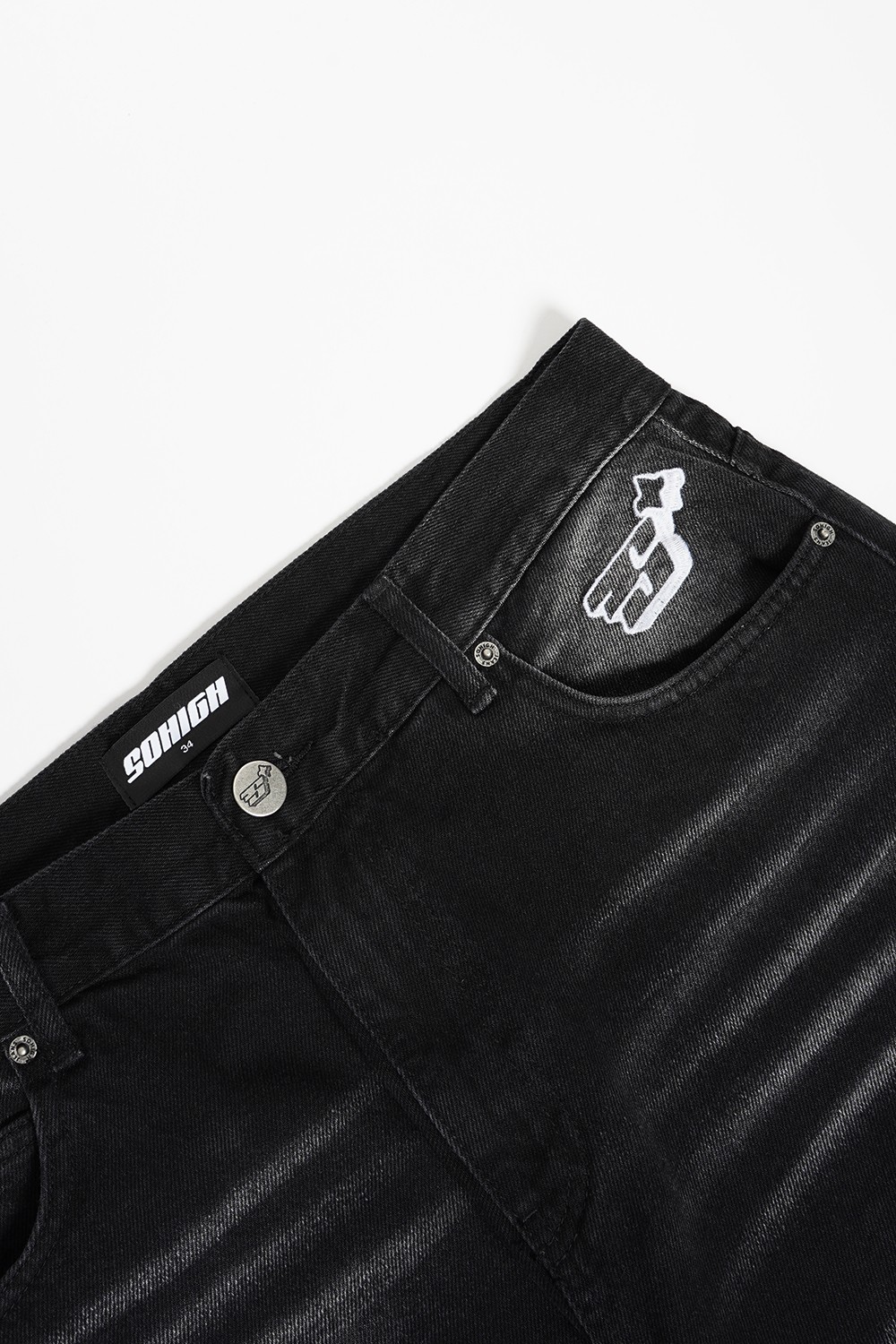 Baggy Skate Jeans - Black Tint (SHBS-3)