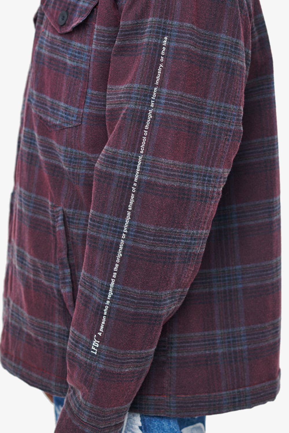 Lined flannel jacket outlet lfdy