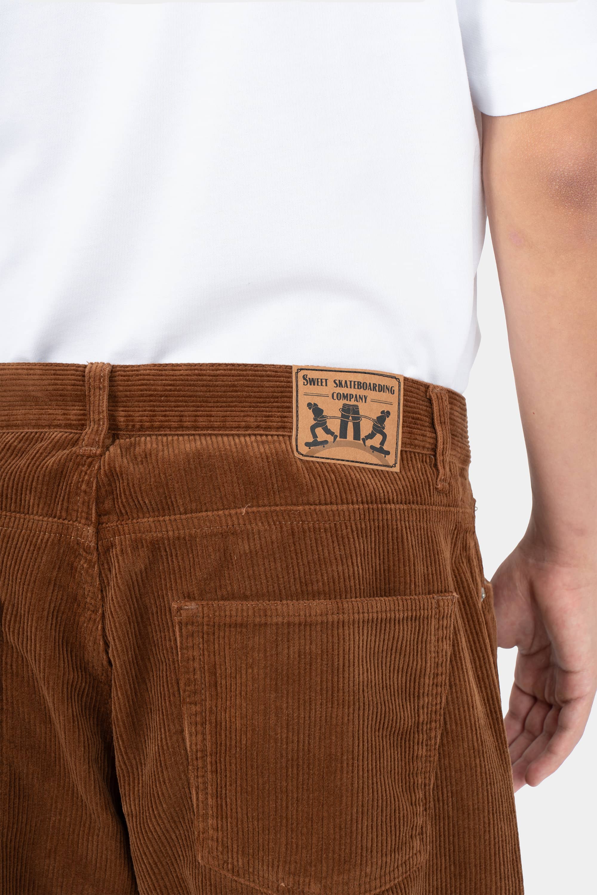 Sweet Big Skate Cord Jeans - Brown