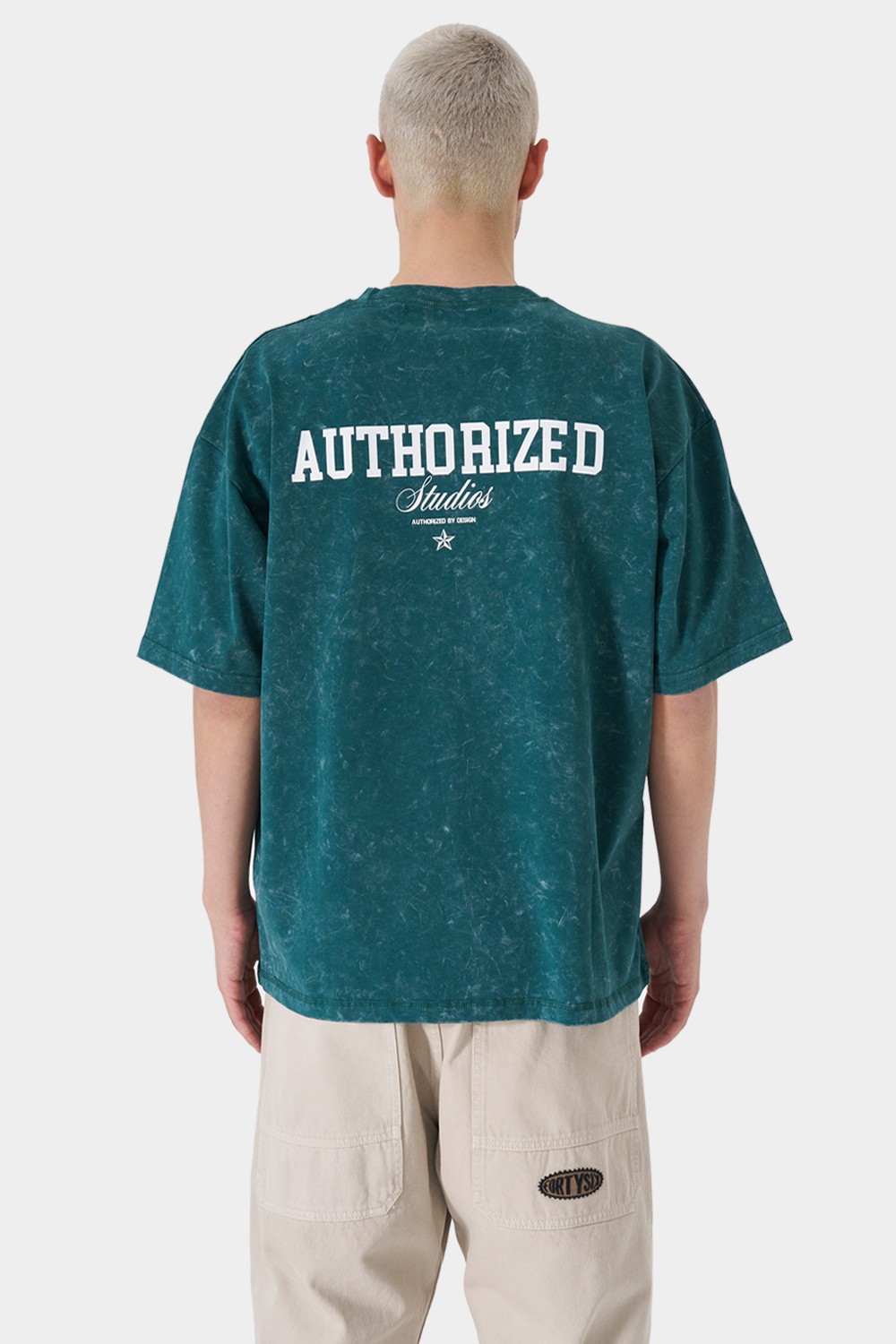 Authorized Studio Graphic Washed T-Shirt (ATH-7)