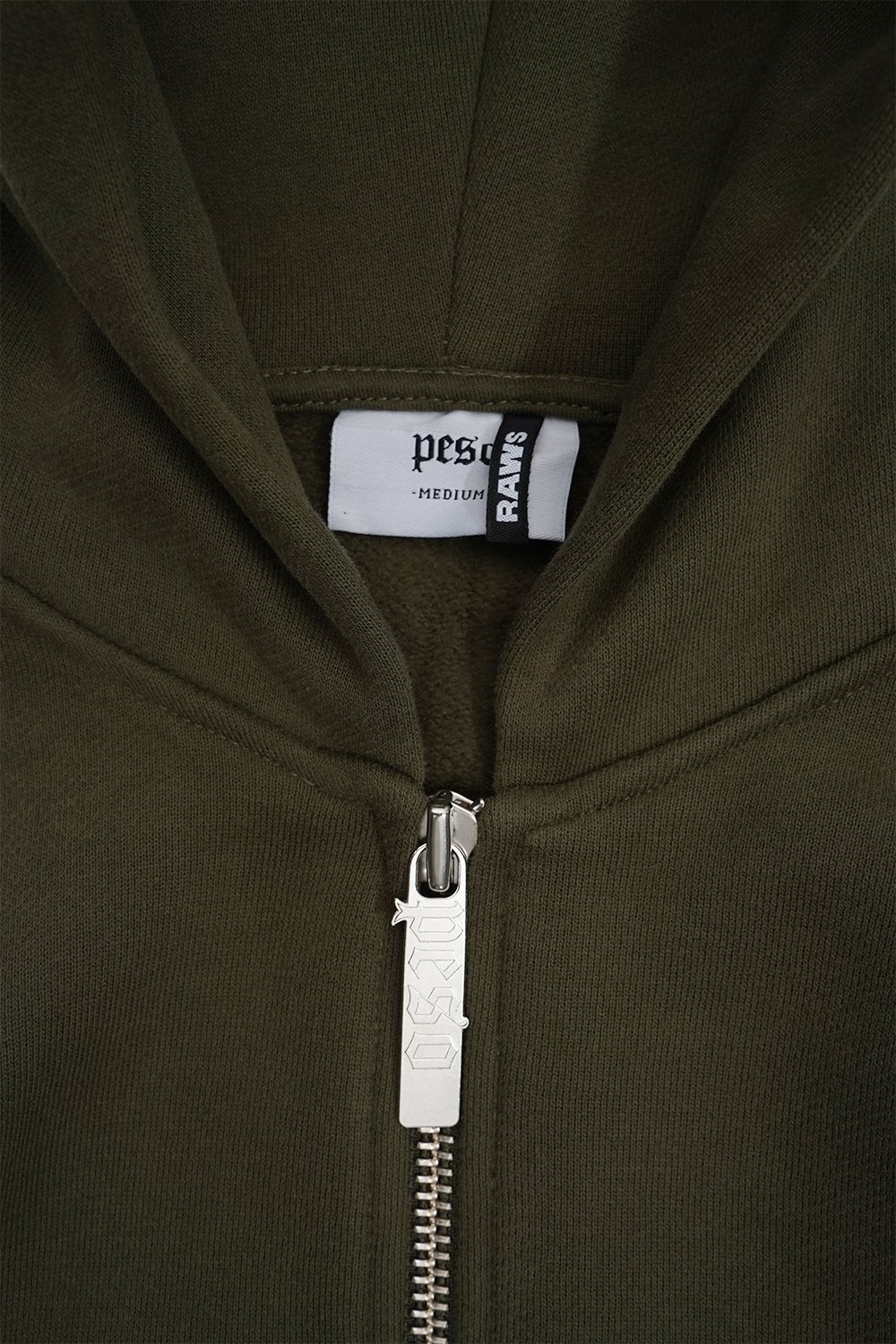 P.Clo Heavy Raws Zip (Grey Moss)