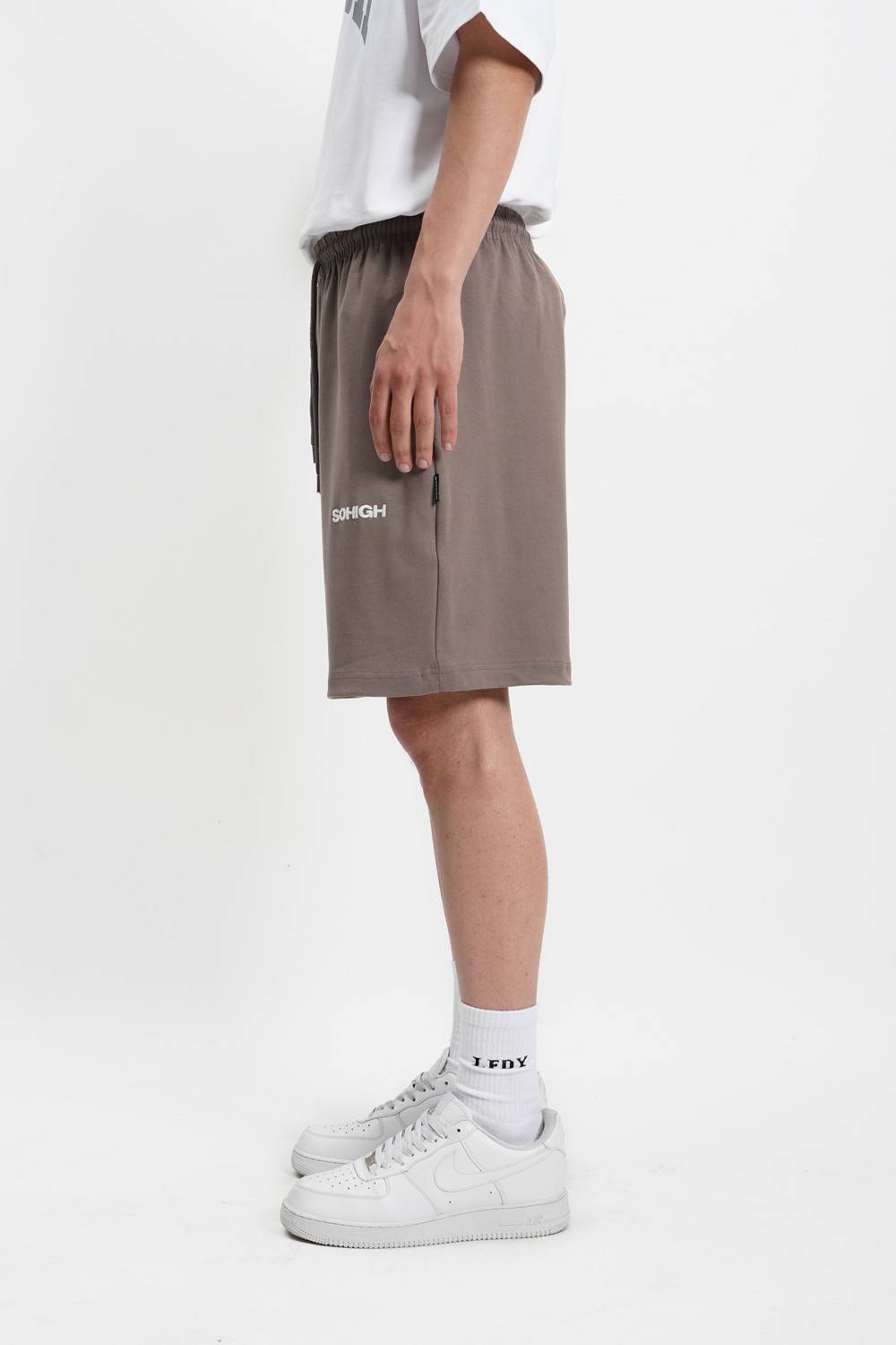 Sohigh Oversized Beige Shorts (RT-3)