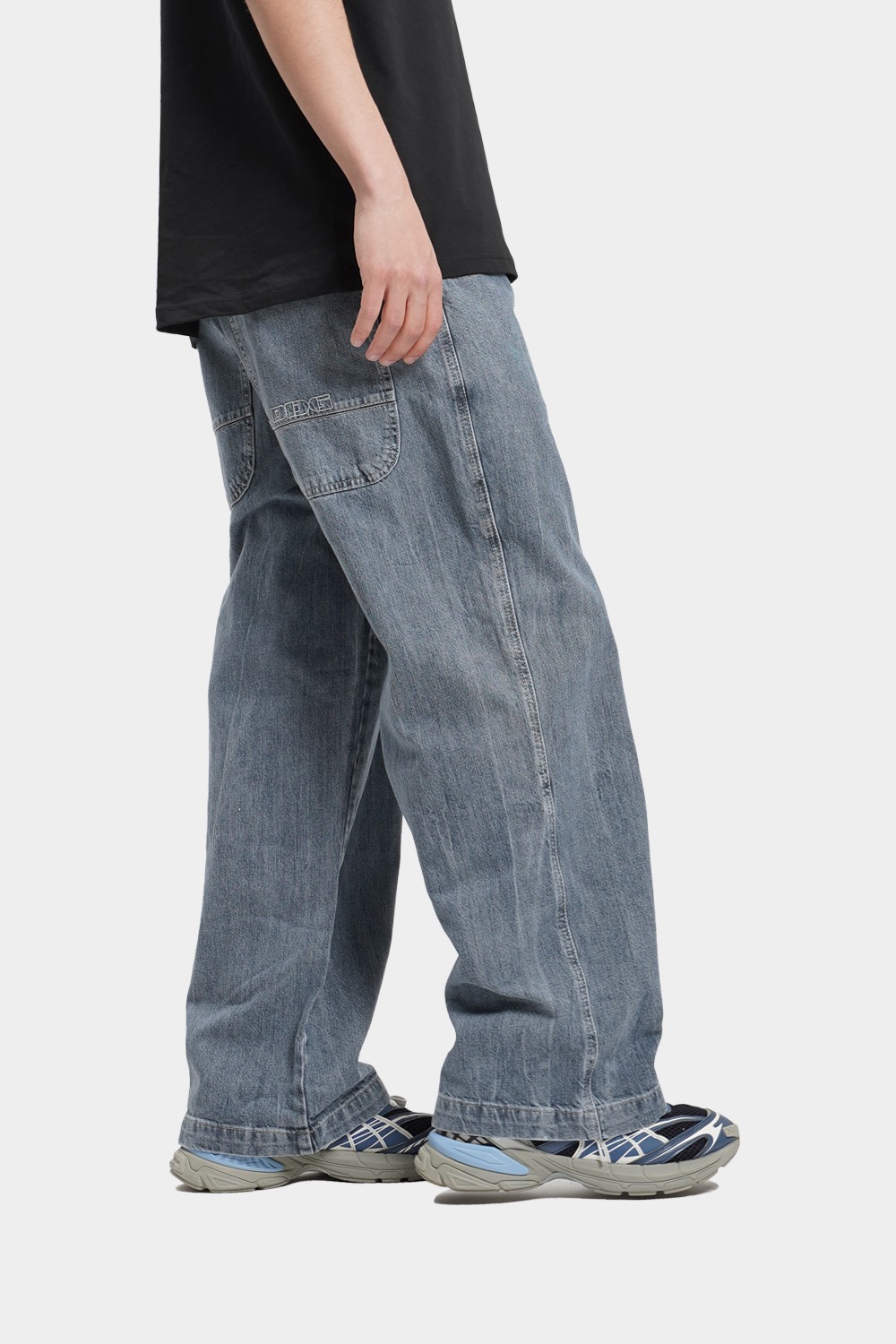 Ultra Baggy Grey Wash Skate Jeans (URBN-B-201)