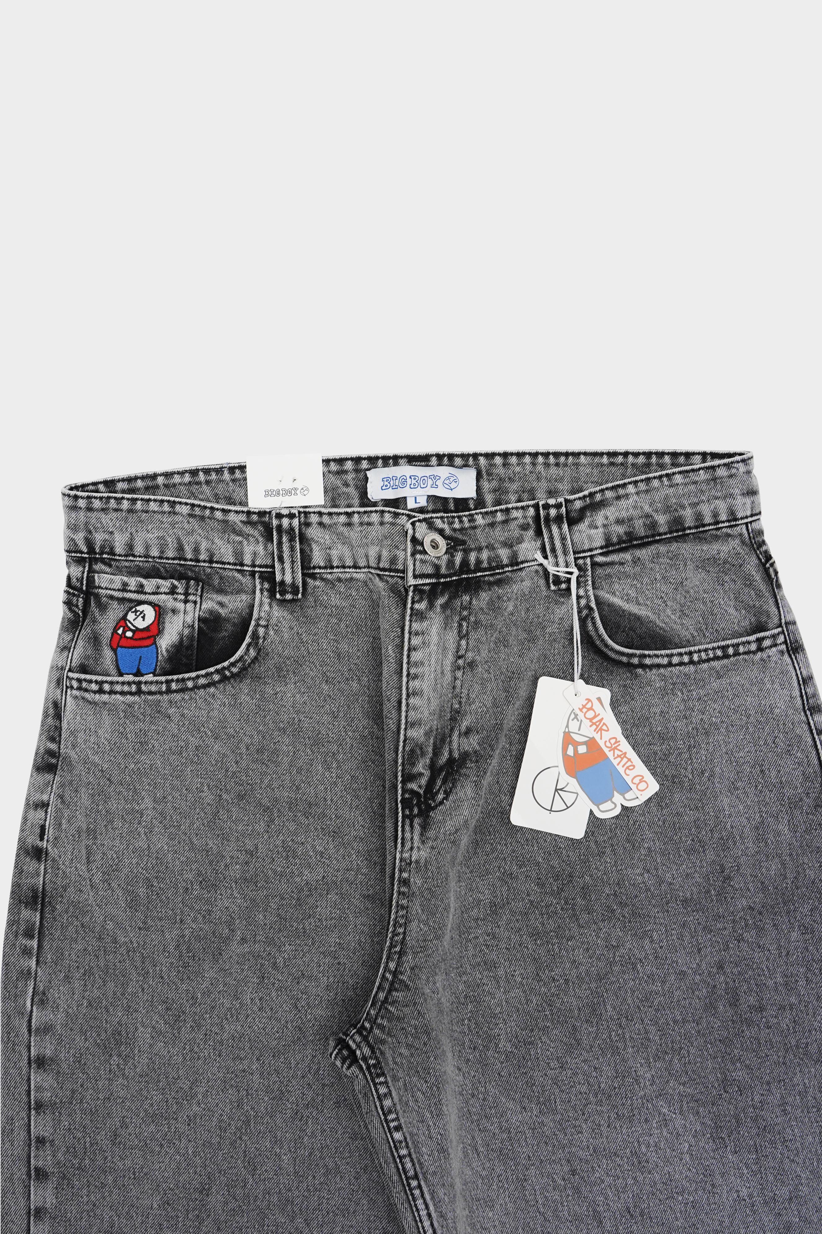 Big Boy Baggy Jeans - Ash Grey