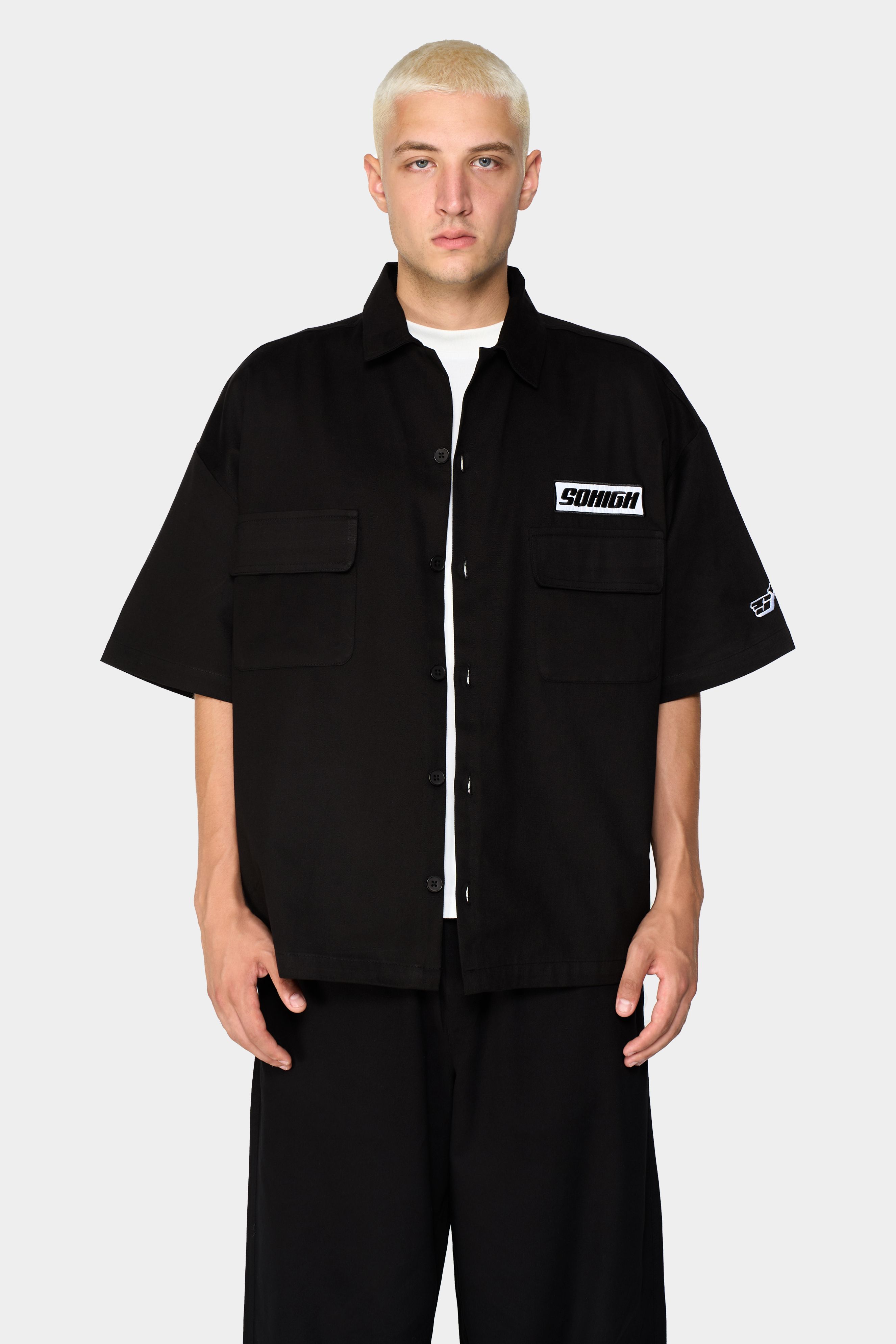 Sohigh Oversize Patch Worker Gömlek (WS4)