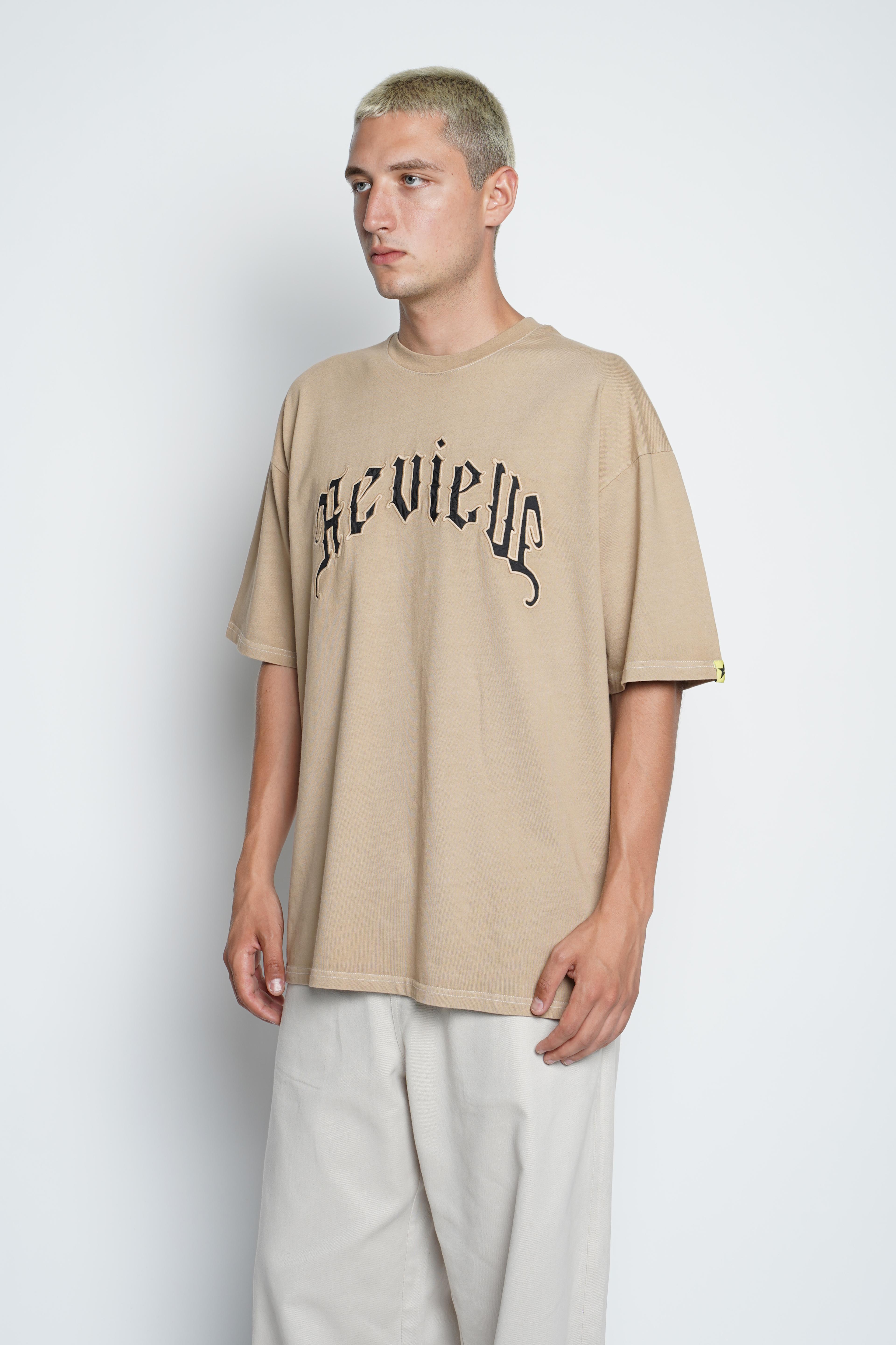 Oversized Embroidered Washed T Shirt (RV-9)