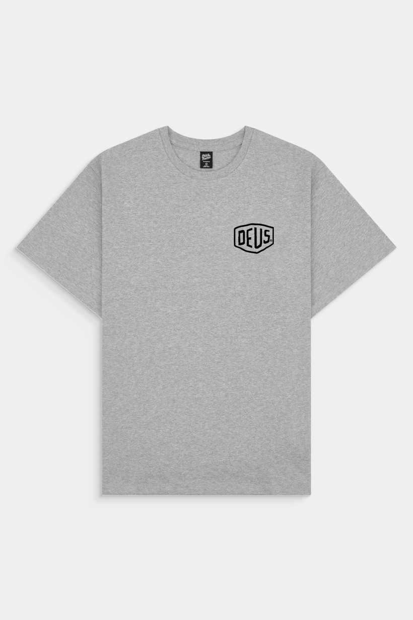 D. Ex Machina Venice Address T-Shirt - Gri Melanj
