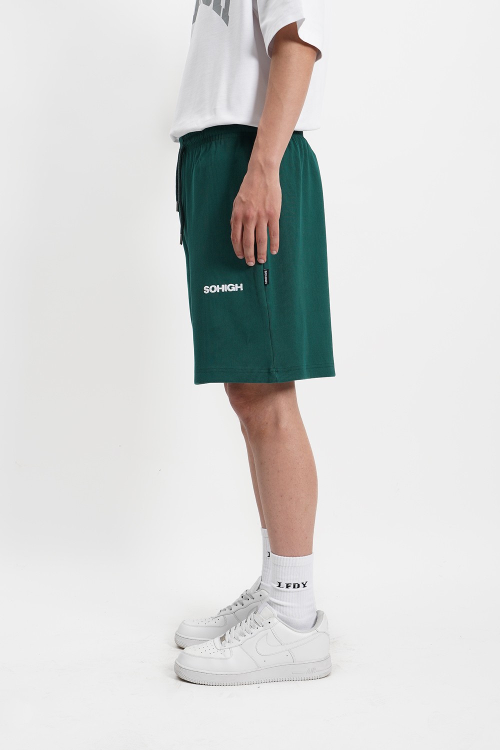 Sohigh Oversized Green Shorts (RT-4)