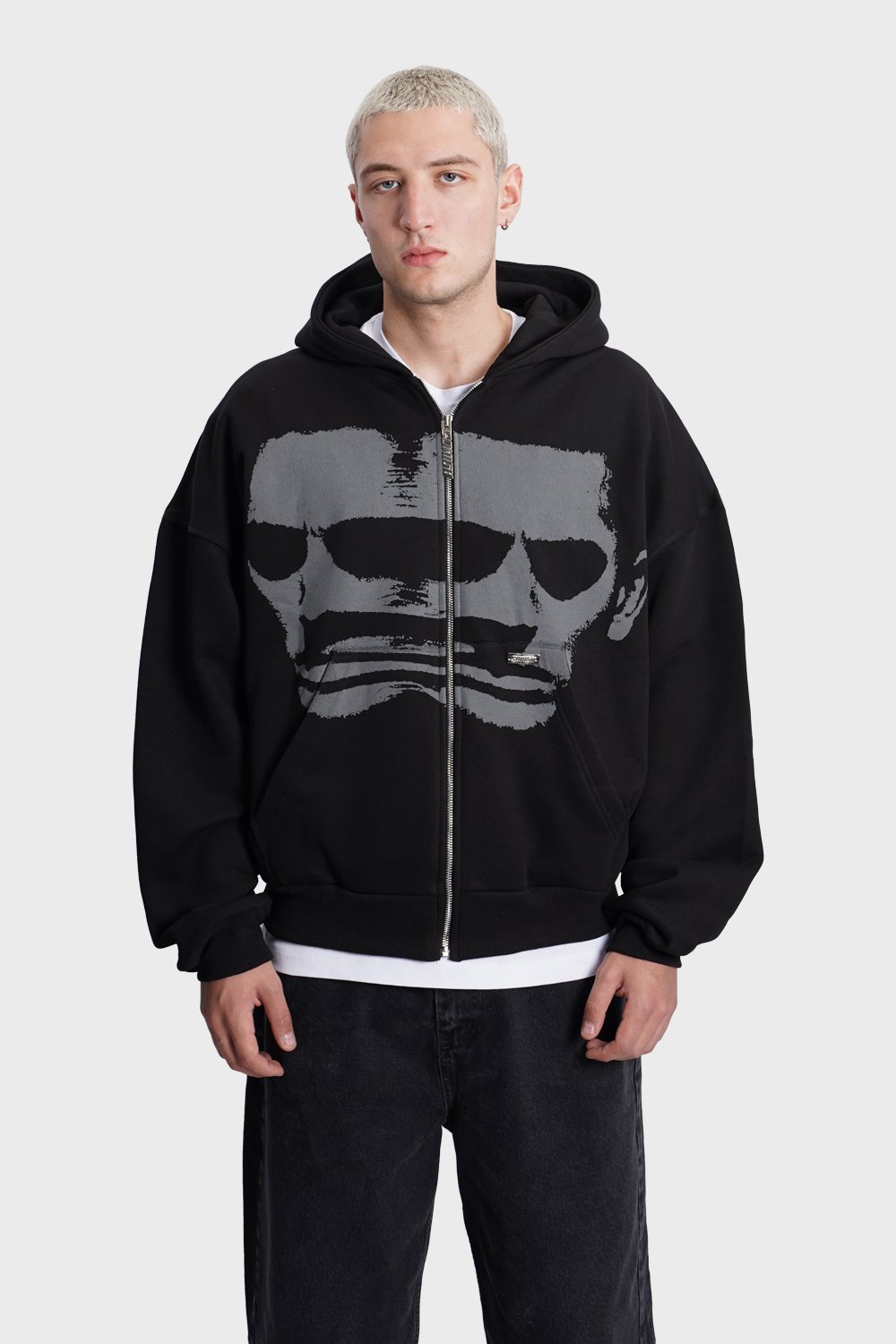 550gsm Chaotic Face Zip Hoodie (SH-DZ7)