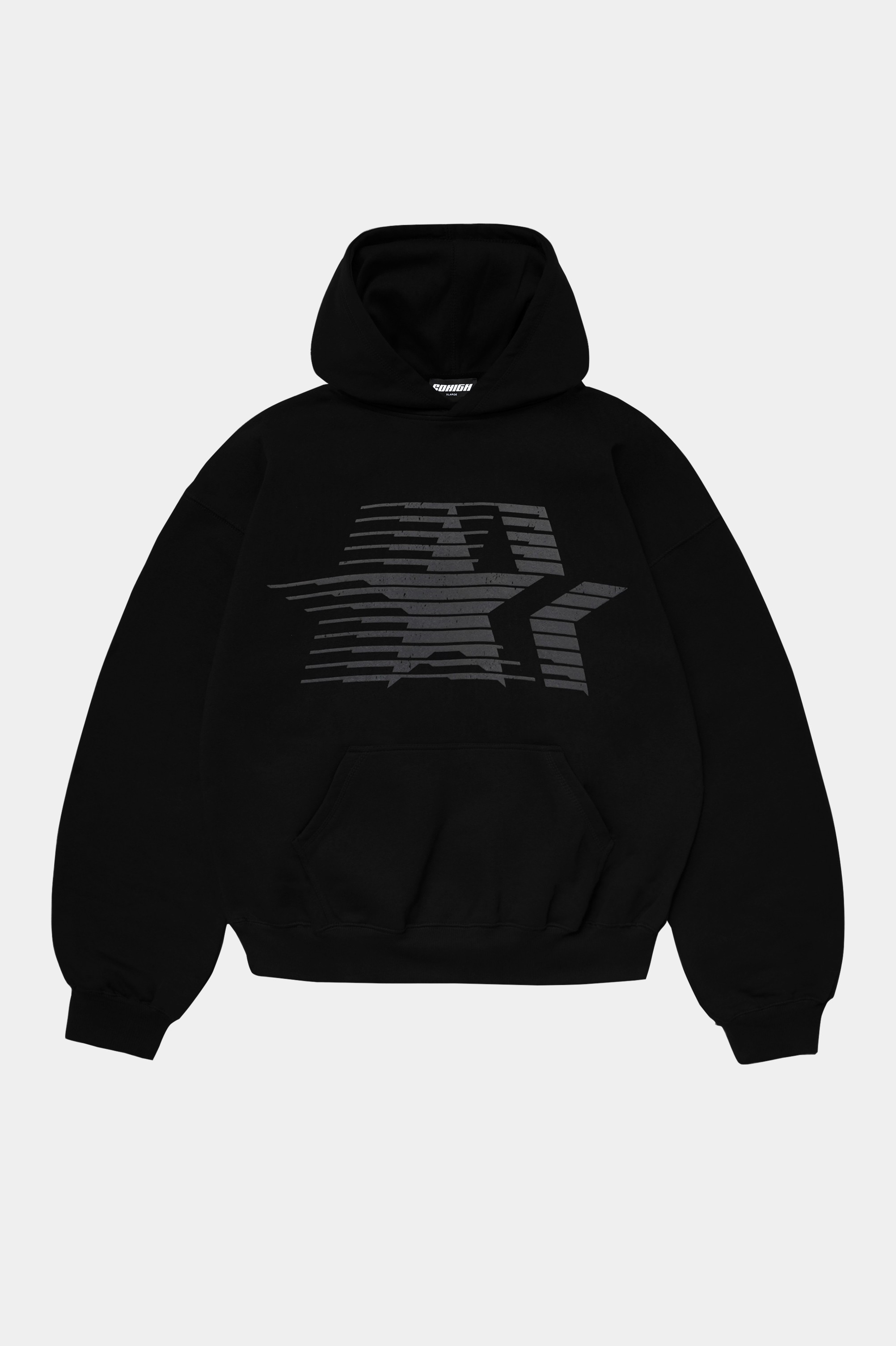 Sohigh Falling Stars Boxy Fit Hoodie