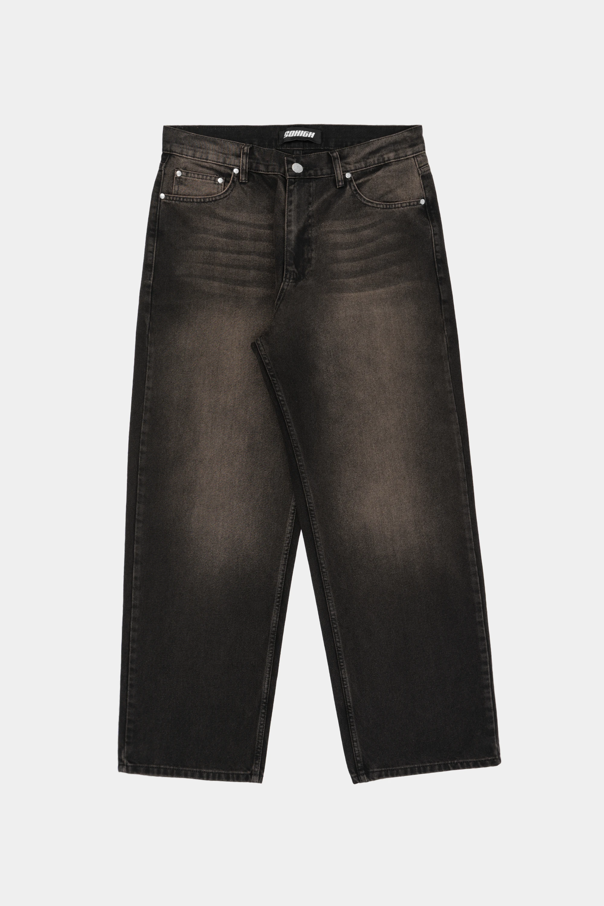 Sohigh Big Ol' Baggy Jeans - Brown Tint