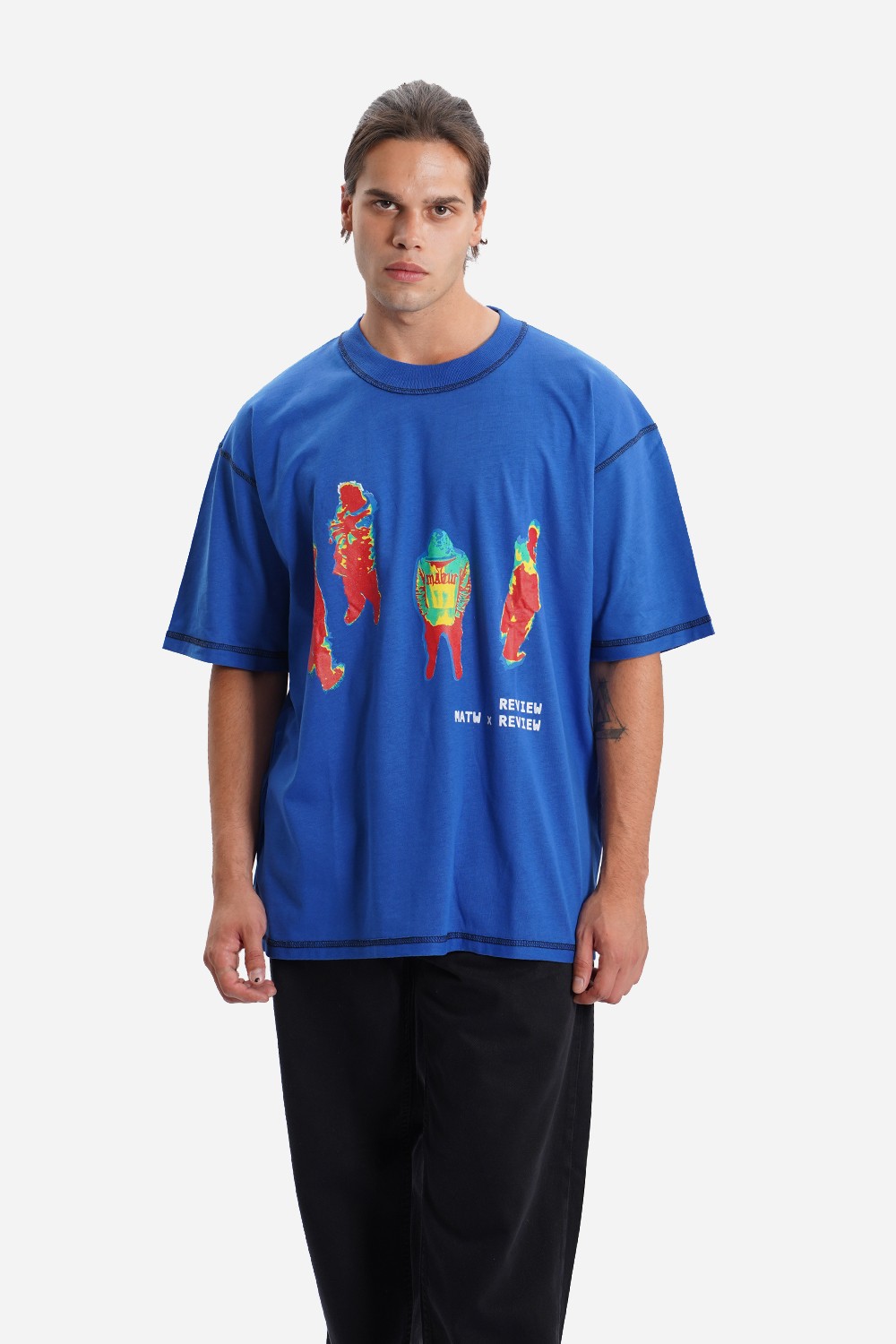 Oversize Printed T Shirt (HRT19)