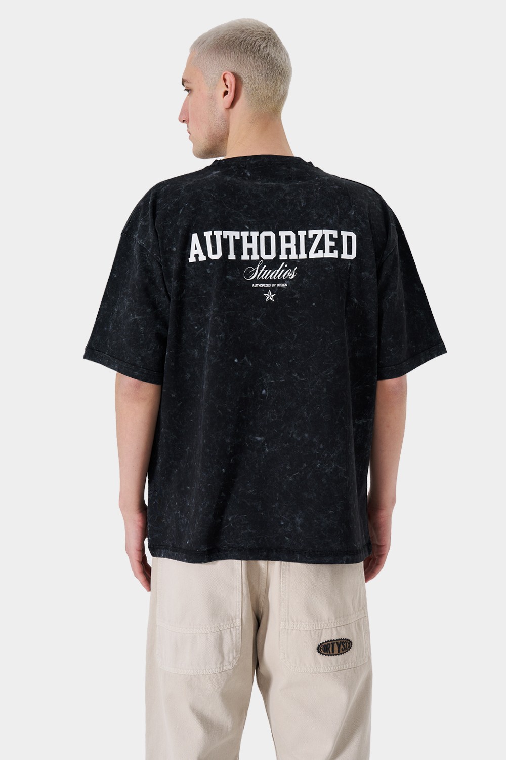 Authorized Studio Graphic Washed T-Shirt (ATH-5)