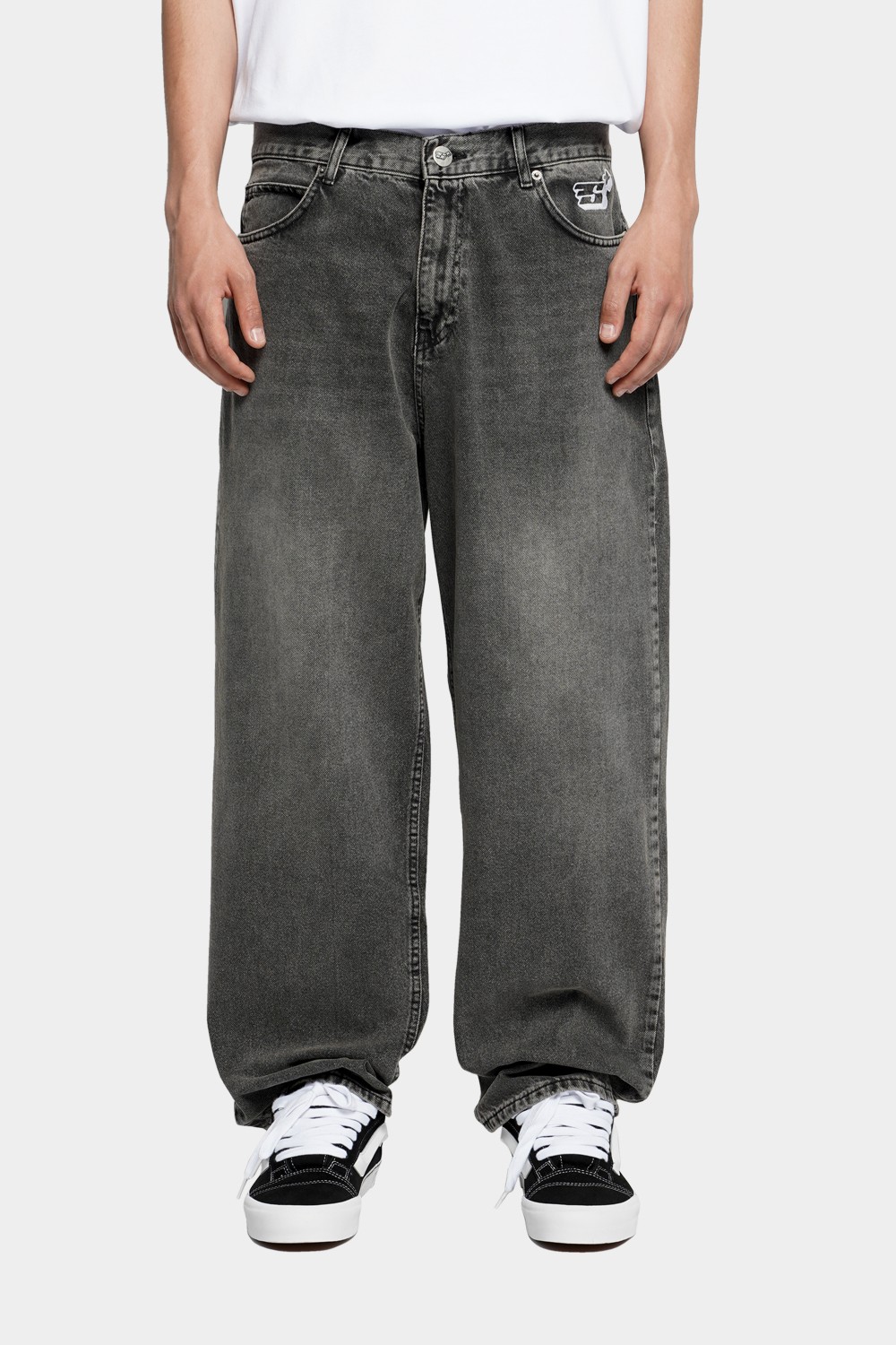 Baggy Skate Jeans - Stone Grey (SHBS-7)